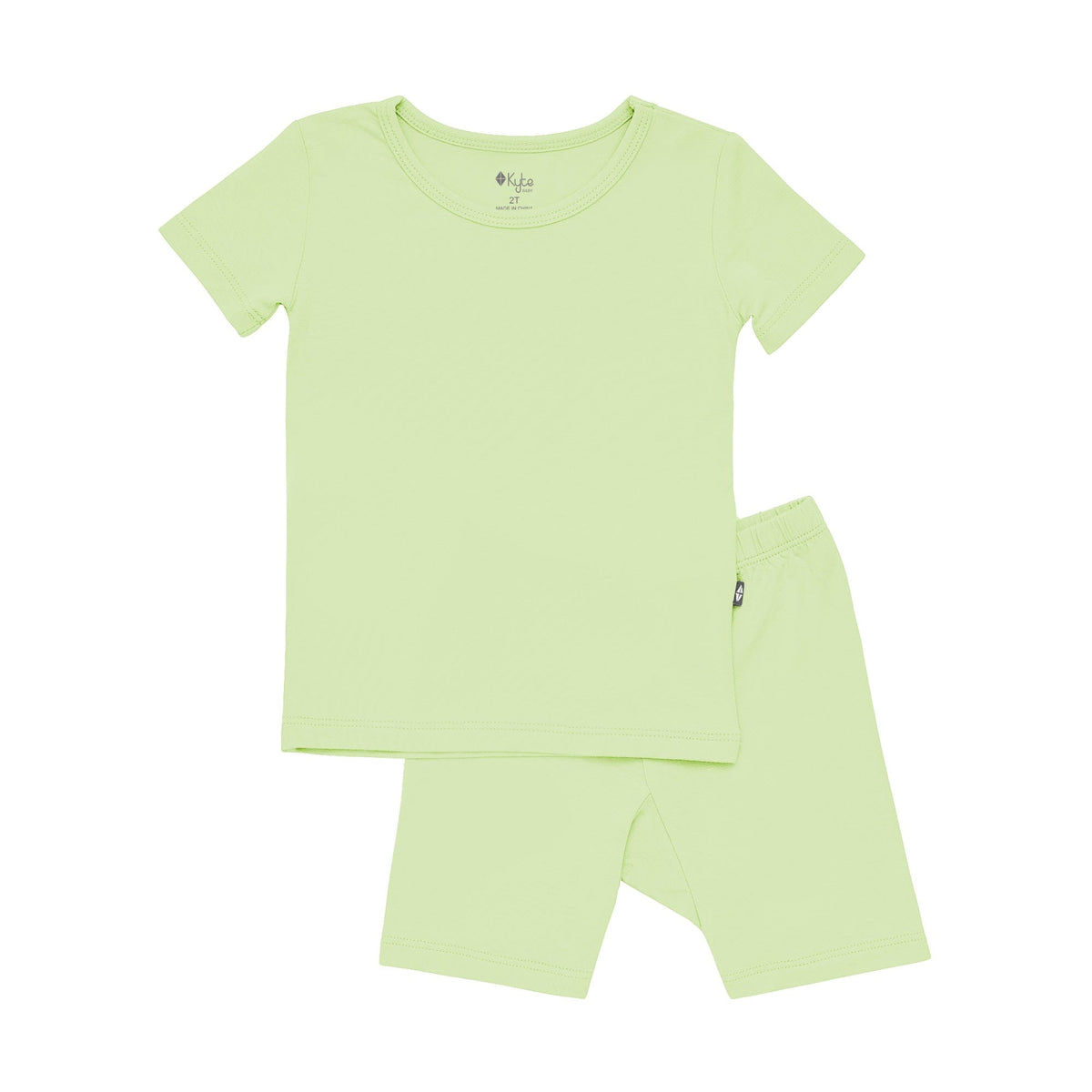 Kyte BABY Short Sleeve Toddler Pajama Set Short Sleeve Toddler Pajama Set in Pistachio