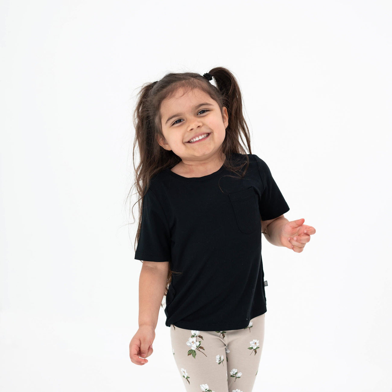 Toddler Crew Neck Tee in Midnight | Kyte Baby