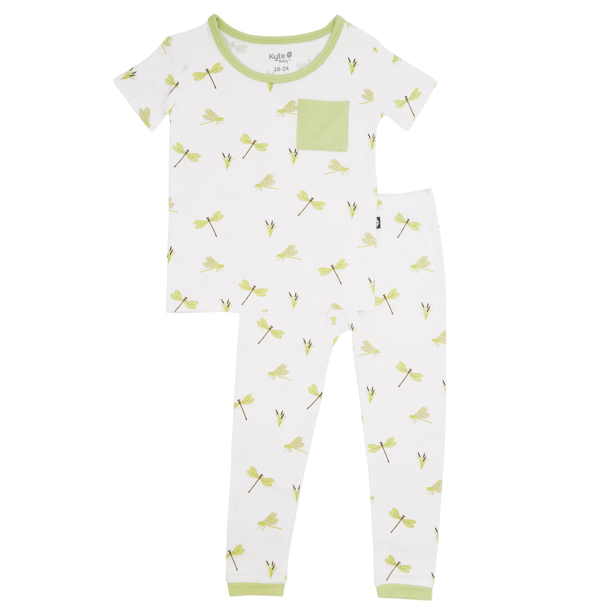 Kyte BABY Short Sleeve with Pants Pajama Short Sleeve with Pants Pajamas in Dragonfly