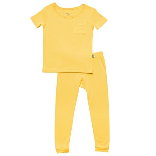 Kyte BABY Short Sleeve with Pants Pajamas Short Sleeve with Pants Pajamas in Butter