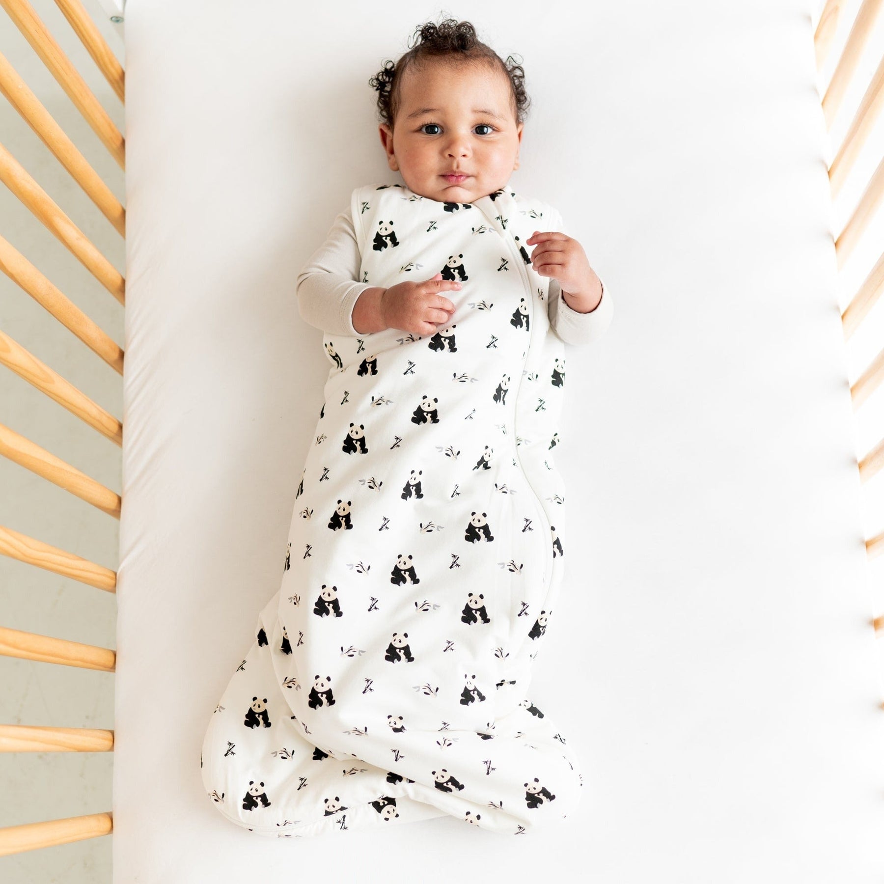 Kyte BABY Sleep Bag 1.0 Tog Printed Sleep Bag in Black and White Zen 1.0