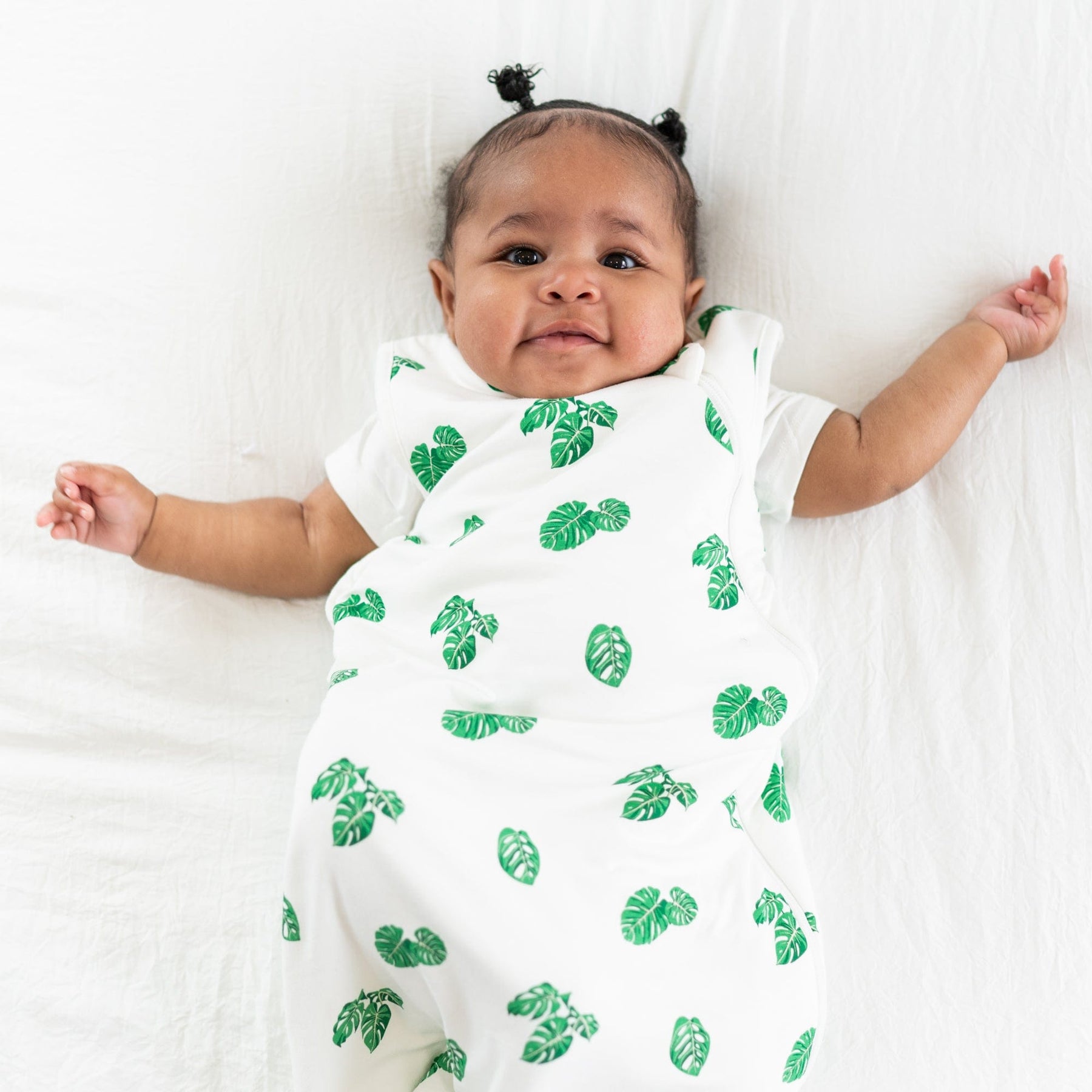 Kyte BABY Sleep Bag 1.0 Tog Printed Sleep Bag in Monstera 1.0
