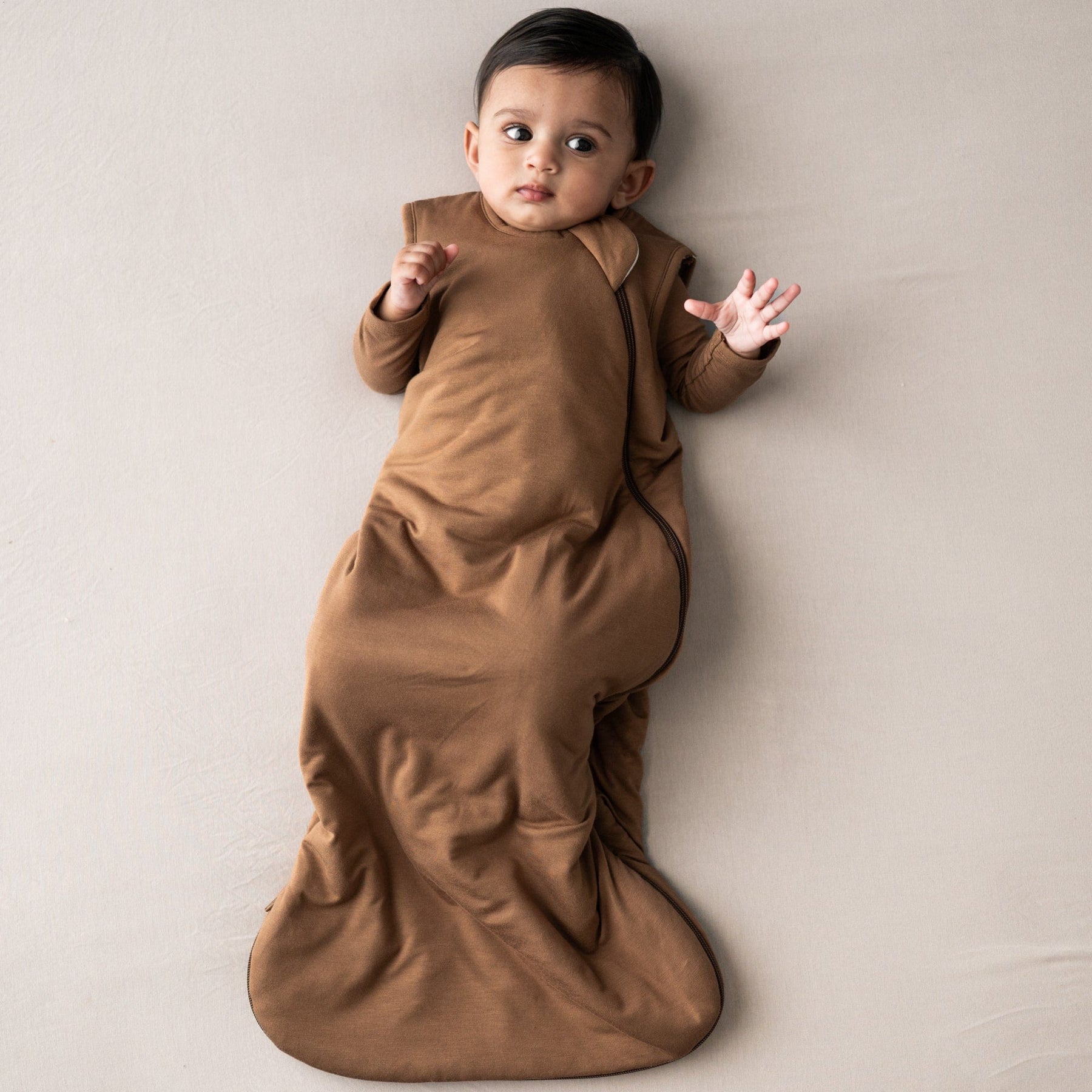 Kyte BABY Sleep Bag 1.0 Tog Sleep Bag in Coffee 1.0