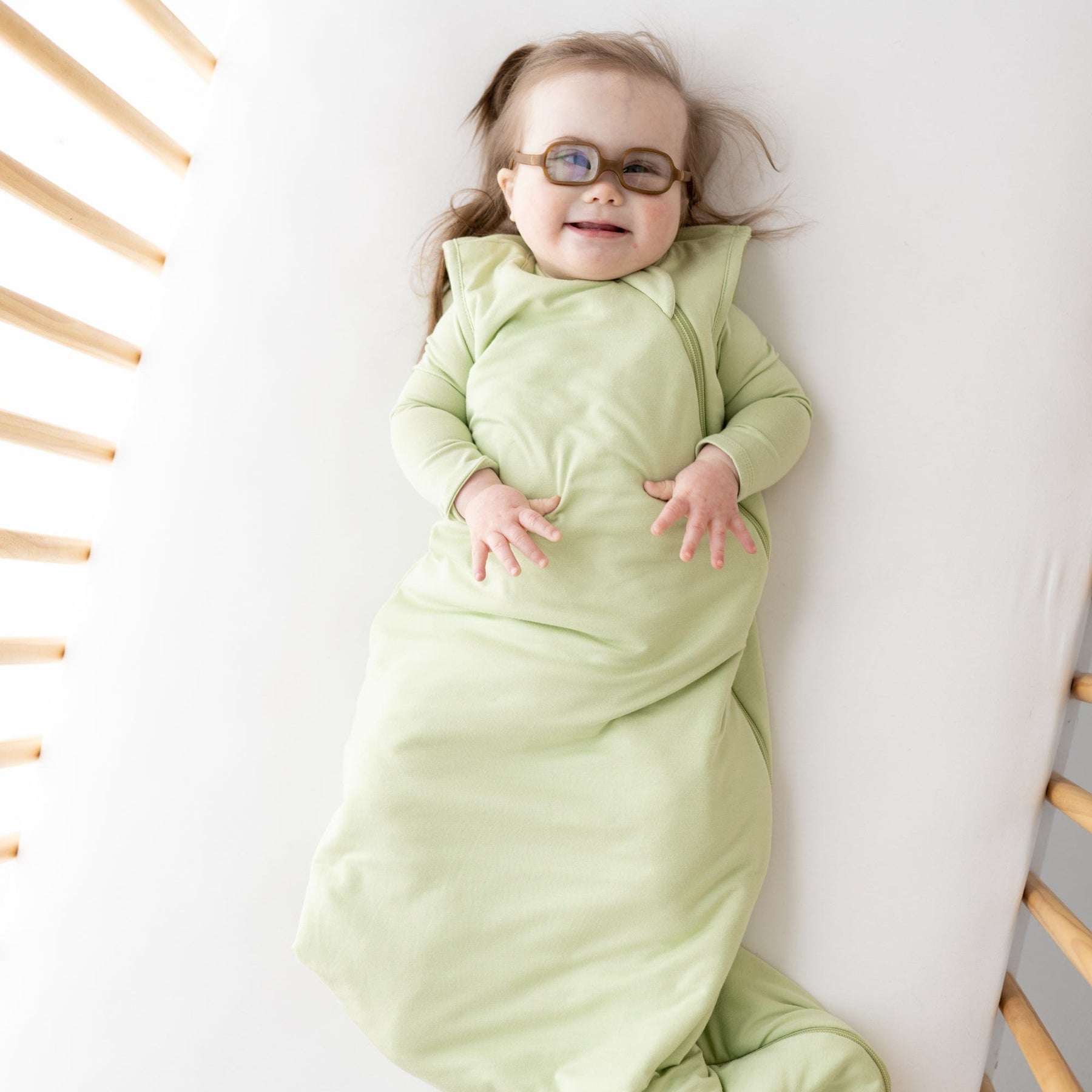 Kyte BABY Sleep Bag 1.0 Tog Sleep Bag in Pistachio 1.0