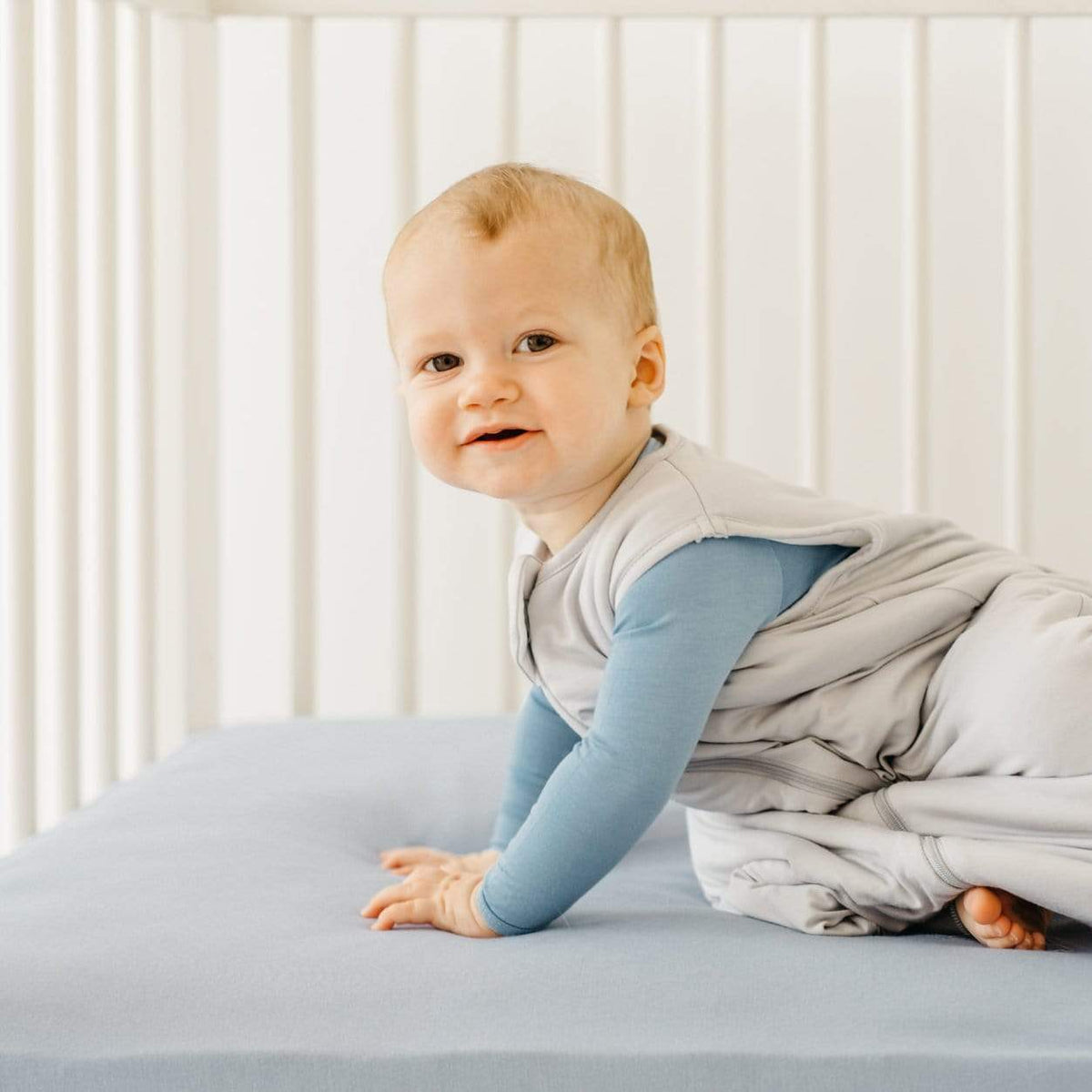 Kyte Baby Sleep Bag in Slate (1.0 Tog) – Princess and the Pea