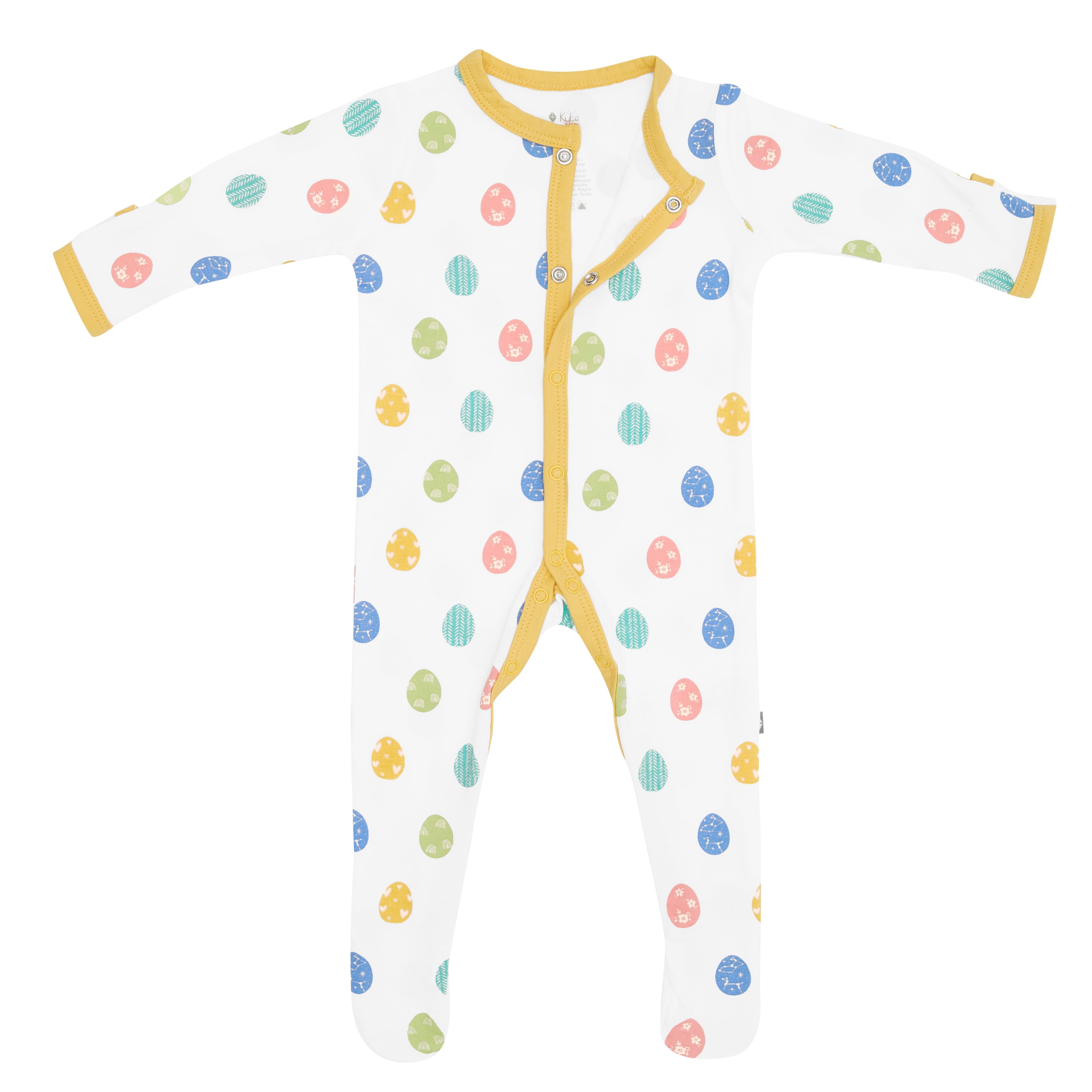 Kyte BABY Snap Footies Footie in Spring Egg