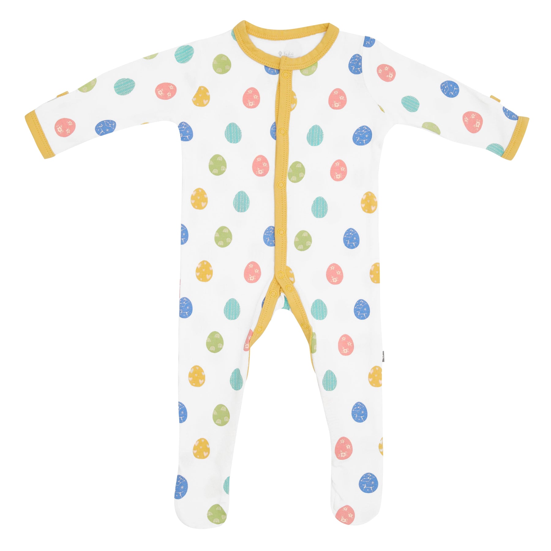 Kyte BABY Snap Footies Footie in Spring Egg