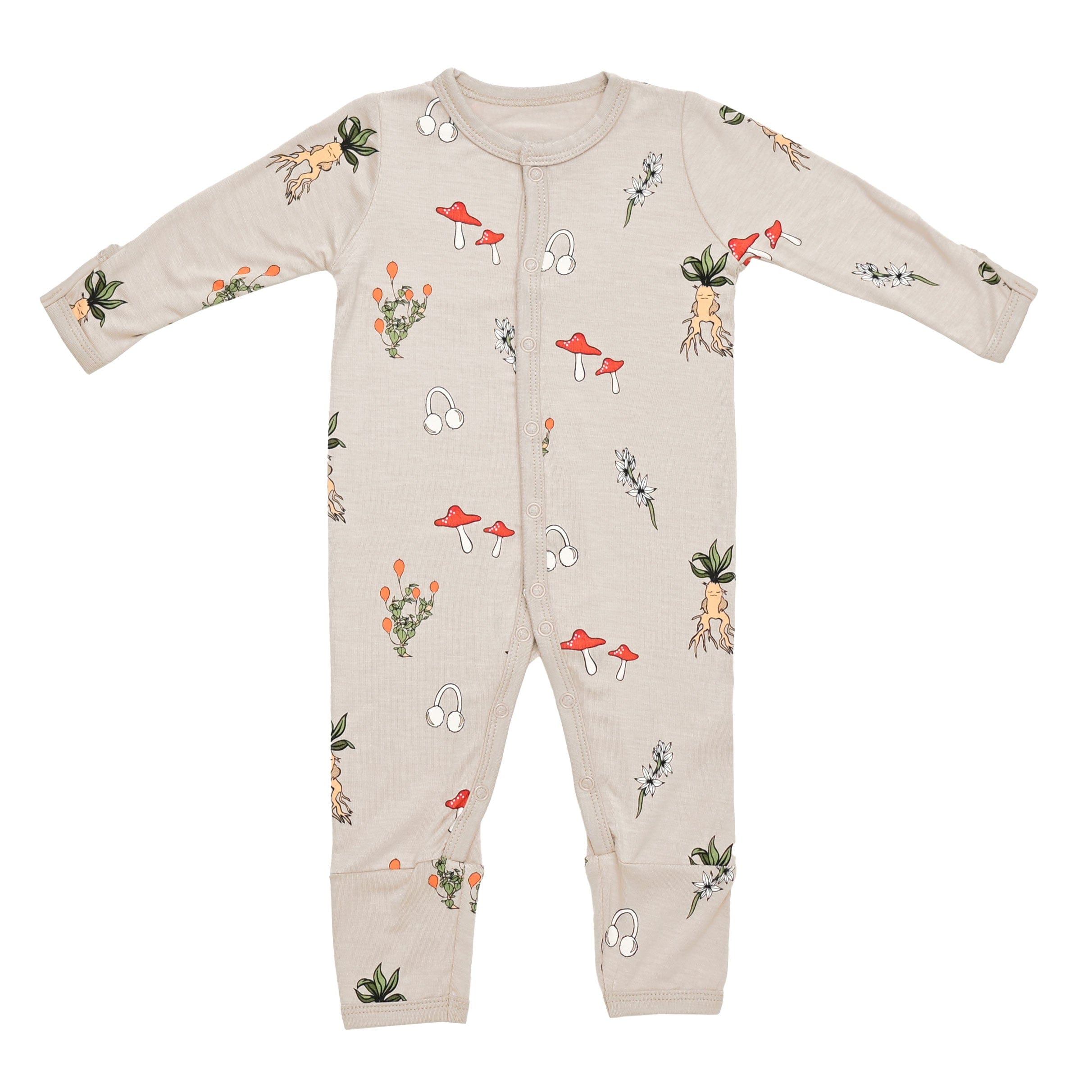 Kyte BABY Snap Romper Romper in Herbology