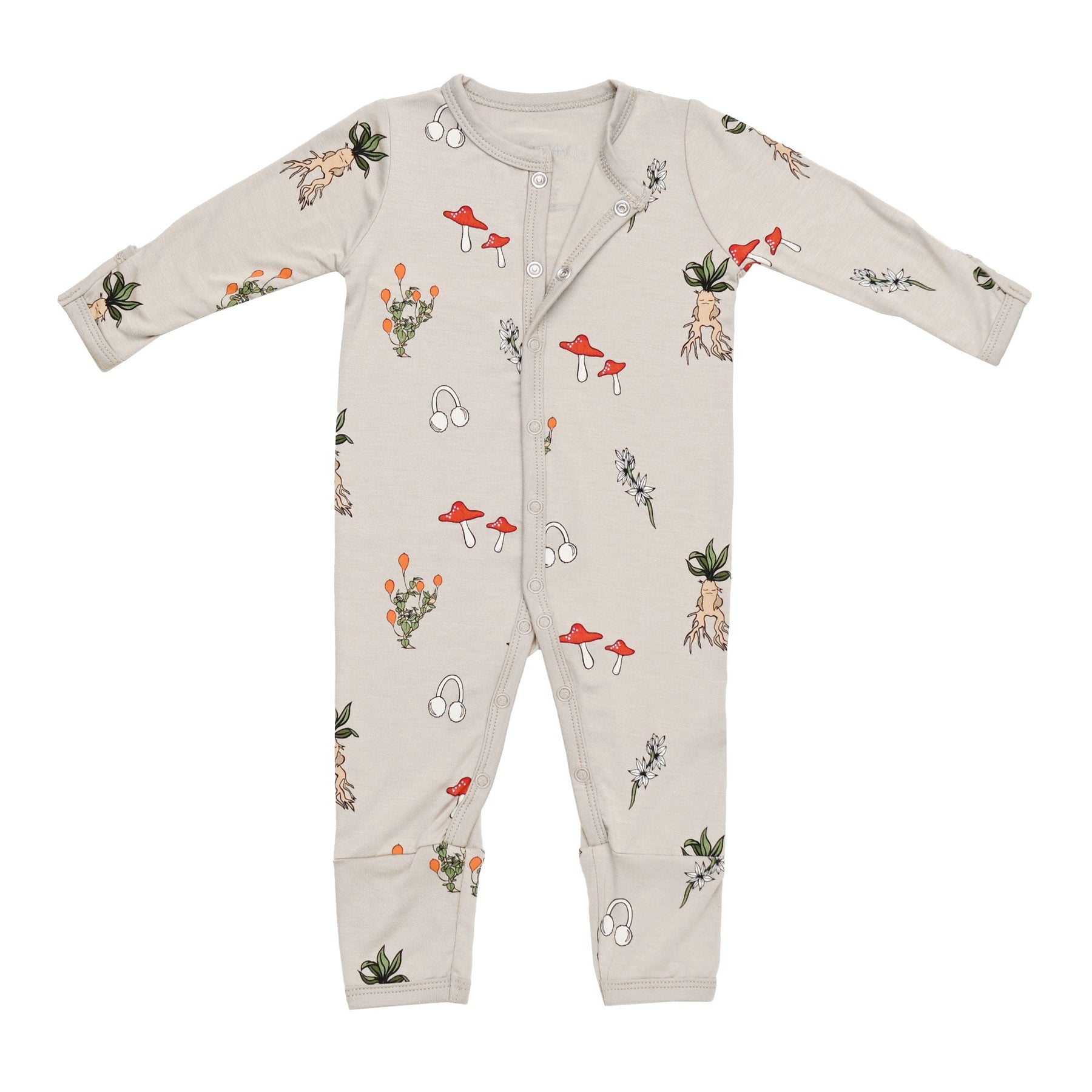 Kyte BABY Snap Romper Romper in Herbology