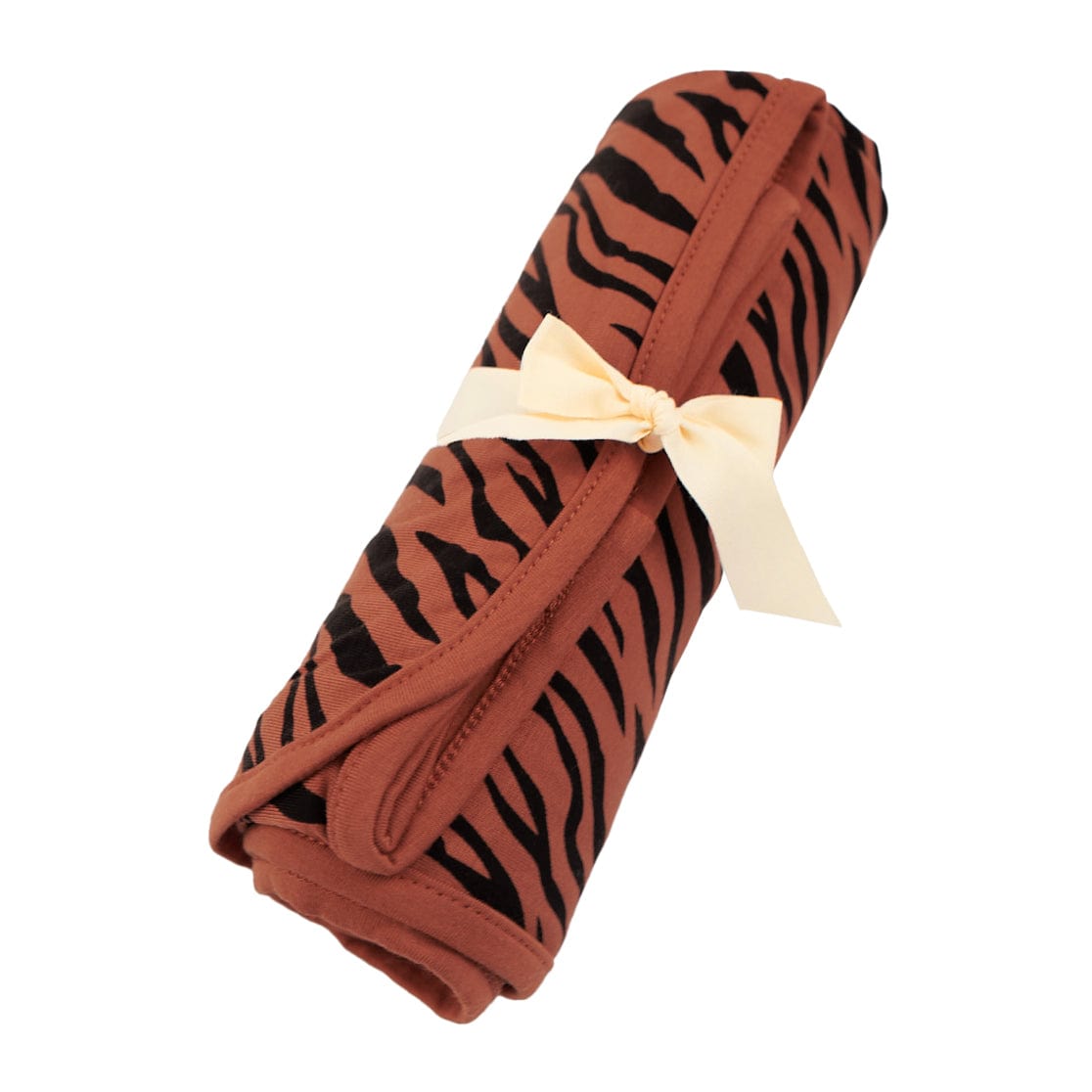 Kyte BABY Swaddling Blanket Rust Tiger / Infant Swaddle Blanket in Rust Tiger