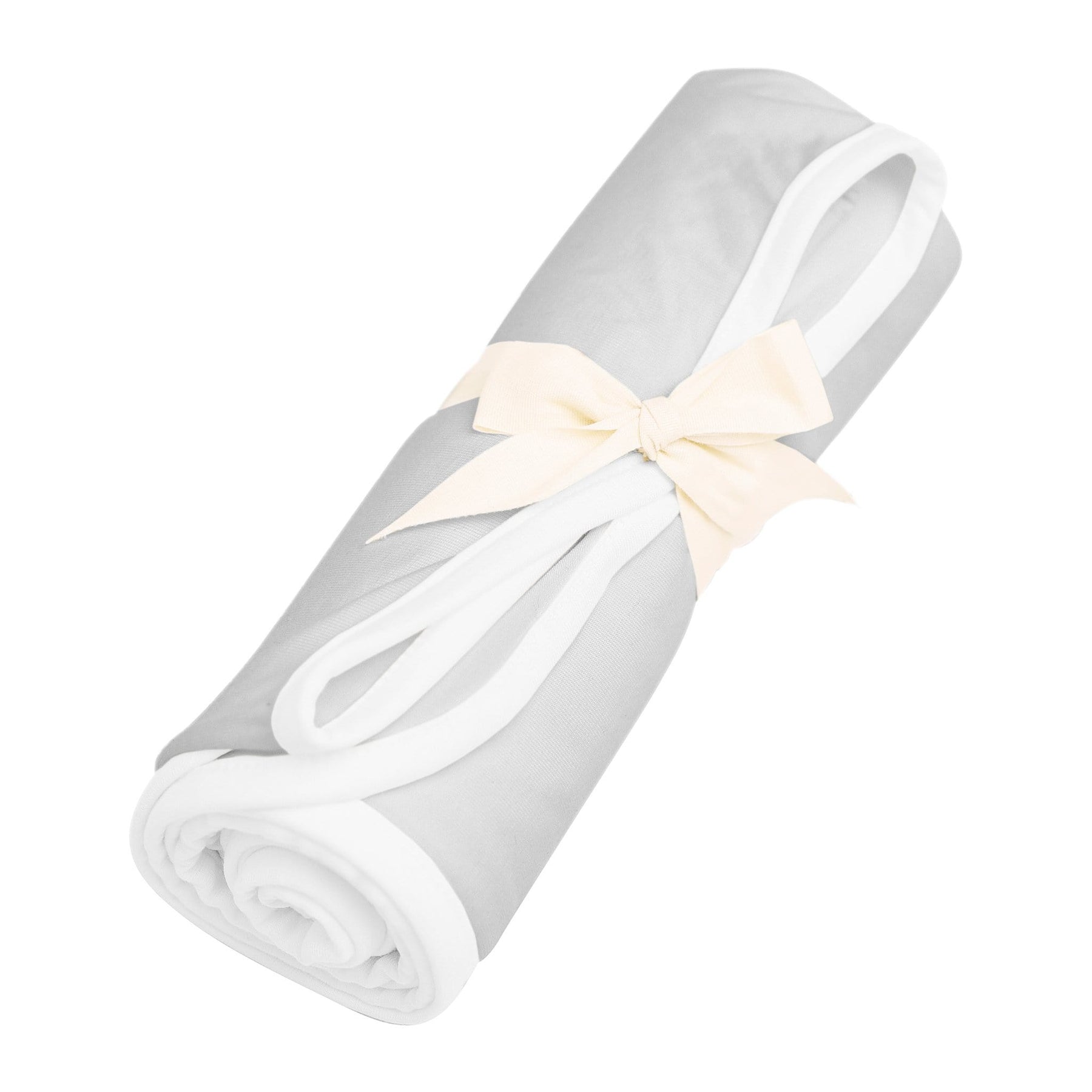 Kyte BABY Swaddling Blanket Storm with Cloud Trim / Infant Swaddle Blanket in Storm with Cloud Trim