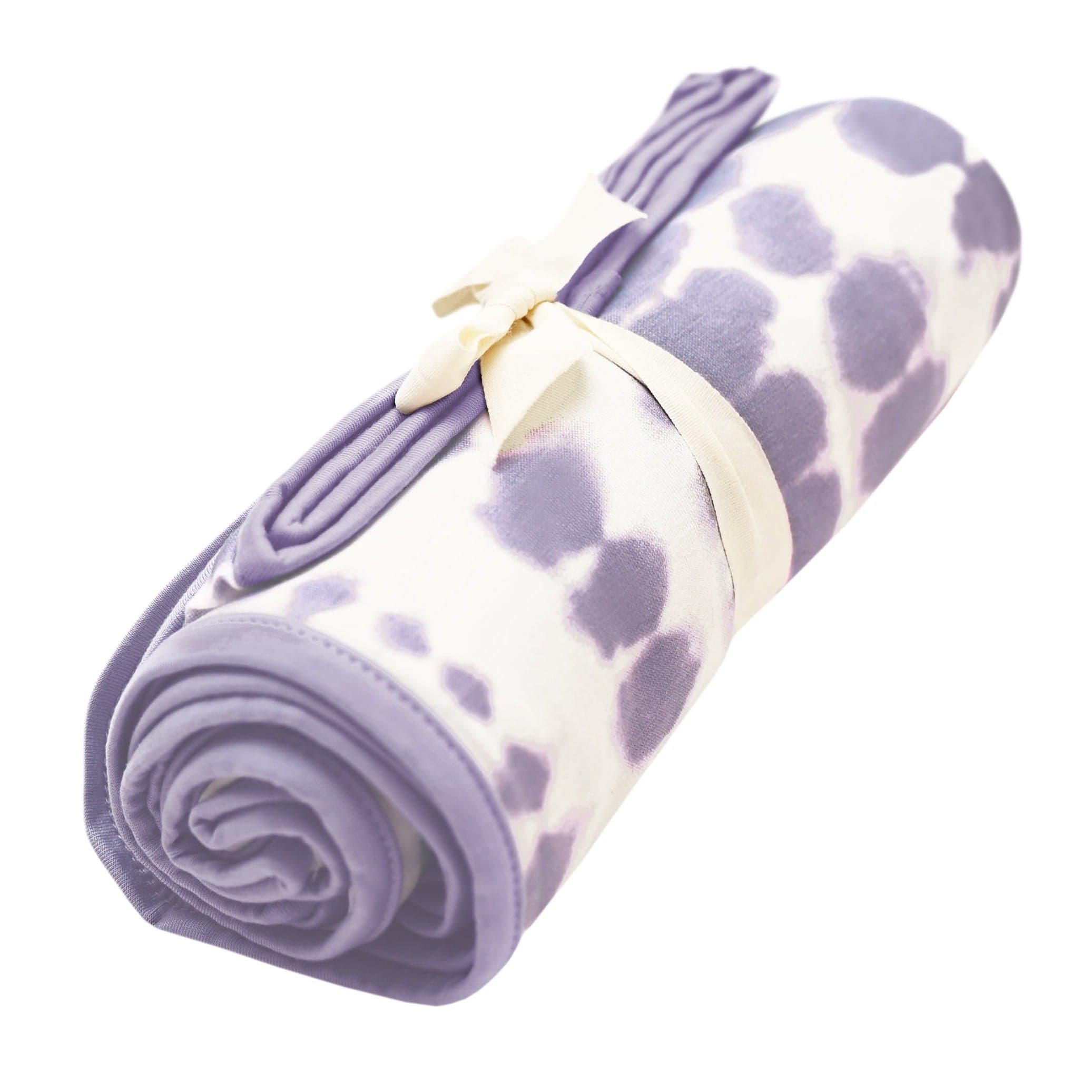 Kyte BABY Swaddling Blanket Taro Rip Tide / Infant Swaddle Blanket in Taro Rip Tide