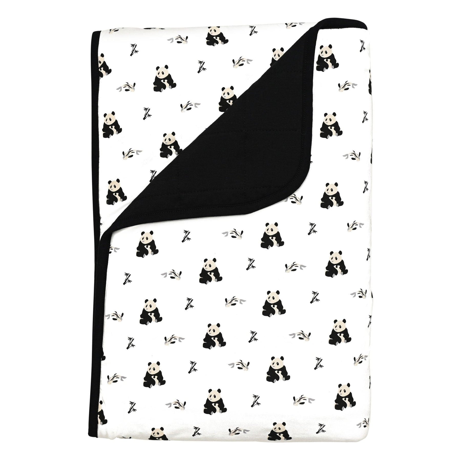 Kyte BABY Toddler Blanket Black and White Zen / Toddler Printed Toddler Blanket in Black and White Zen