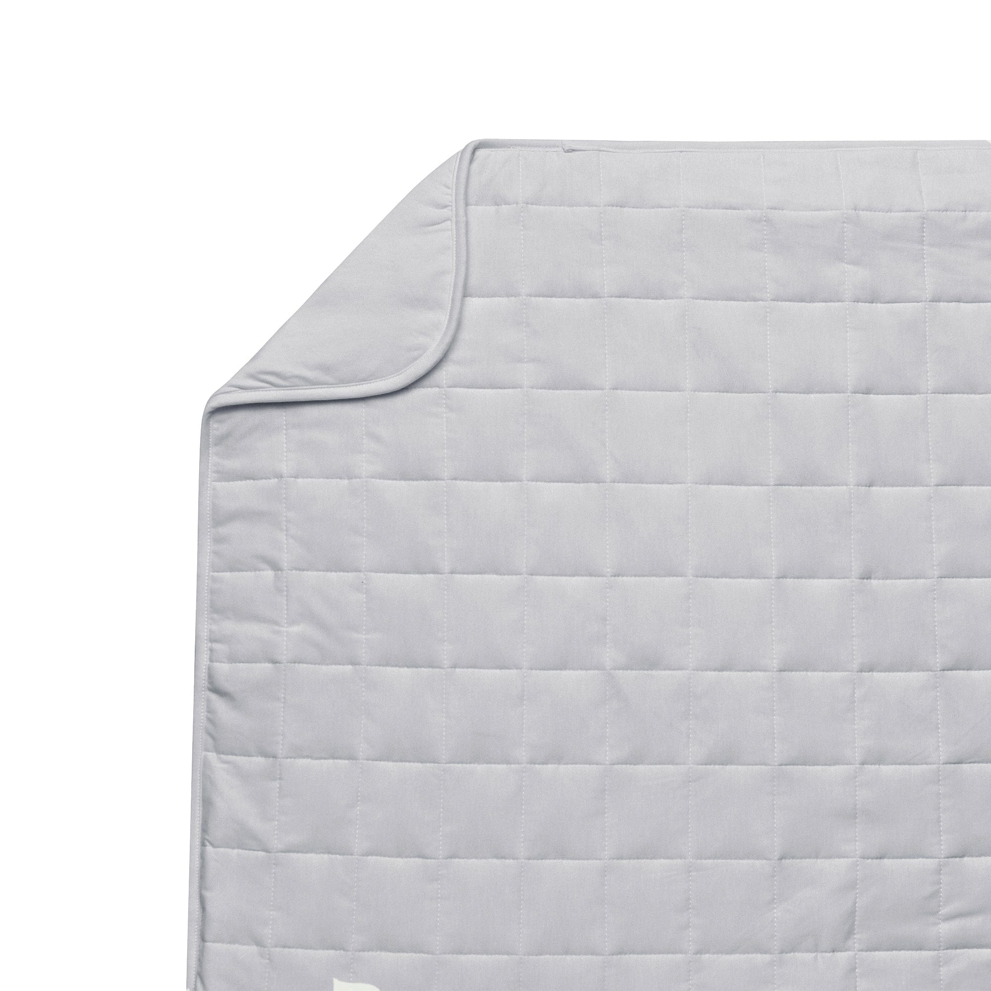 Edge of Kyte Baby Quilted Toddler Blanket in Storm 1.0