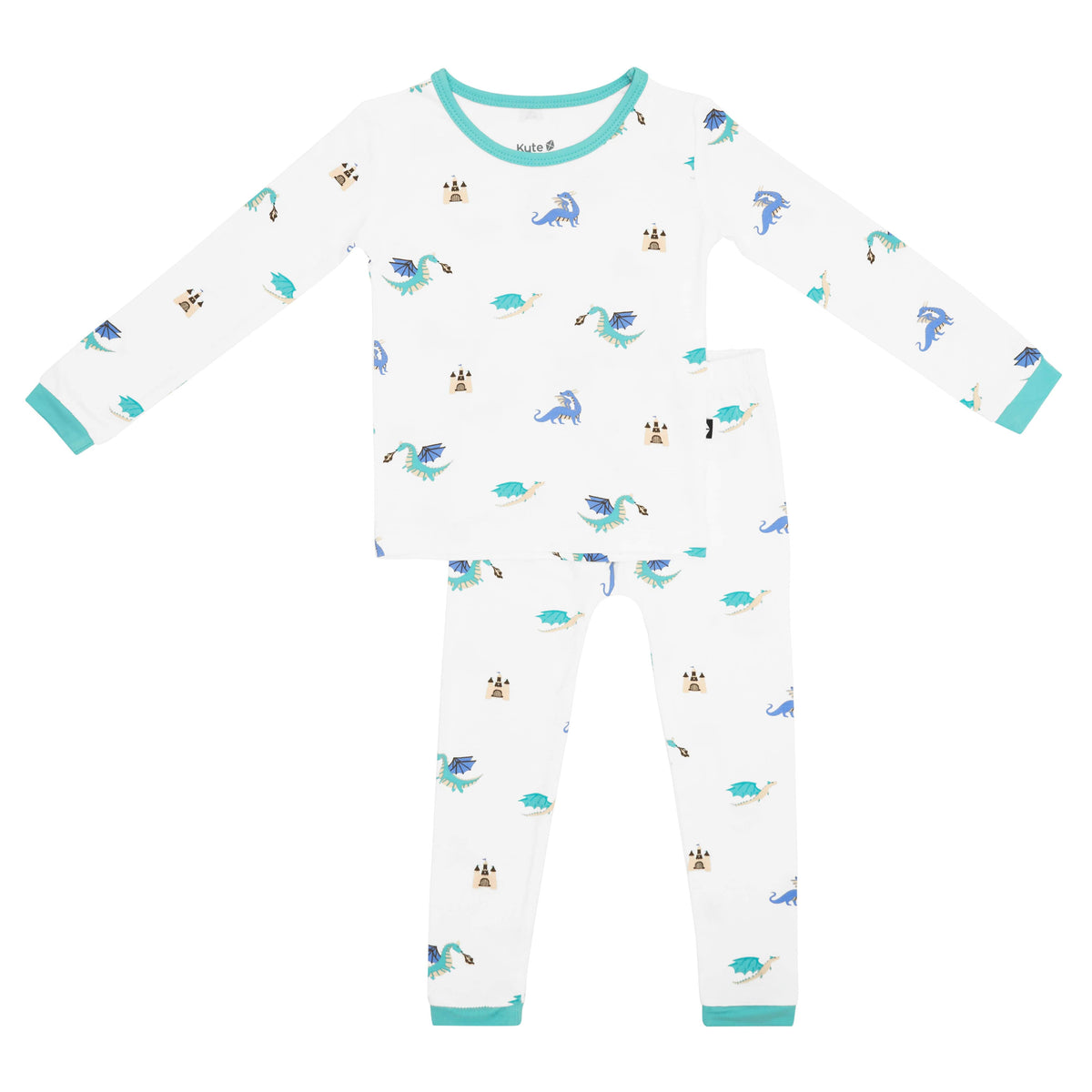 Kyte Baby Toddler Long Sleeve Pajamas Long Sleeve Pajamas in Dragon