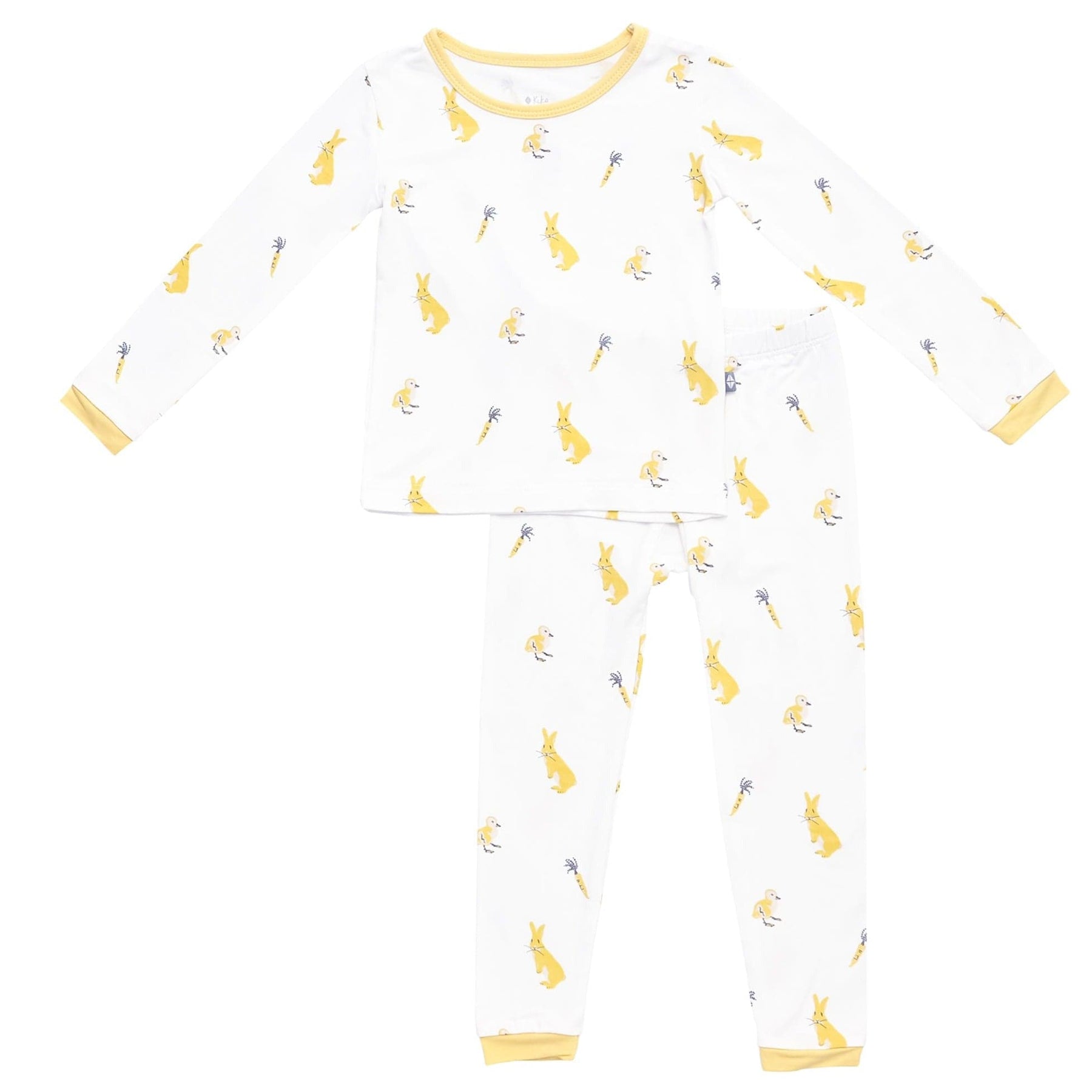 Kyte BABY Toddler Long Sleeve Pajamas Printed Toddler Pajama Set in Hop