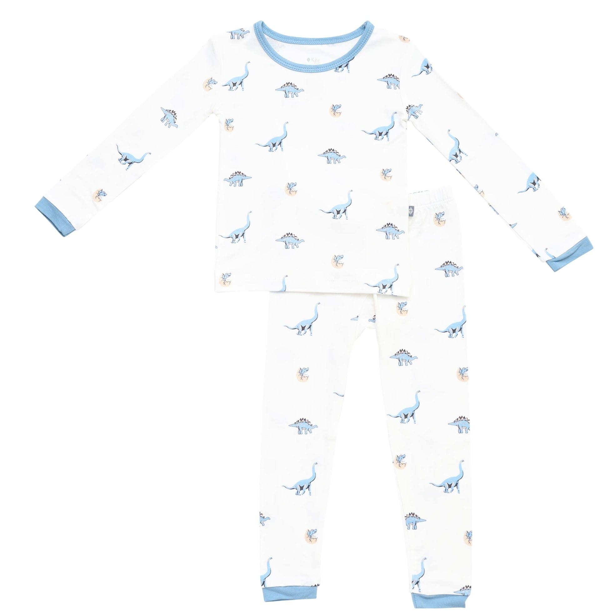 Kyte BABY Toddler Long Sleeve Pajamas Printed Toddler Pajama Set in Jurassic