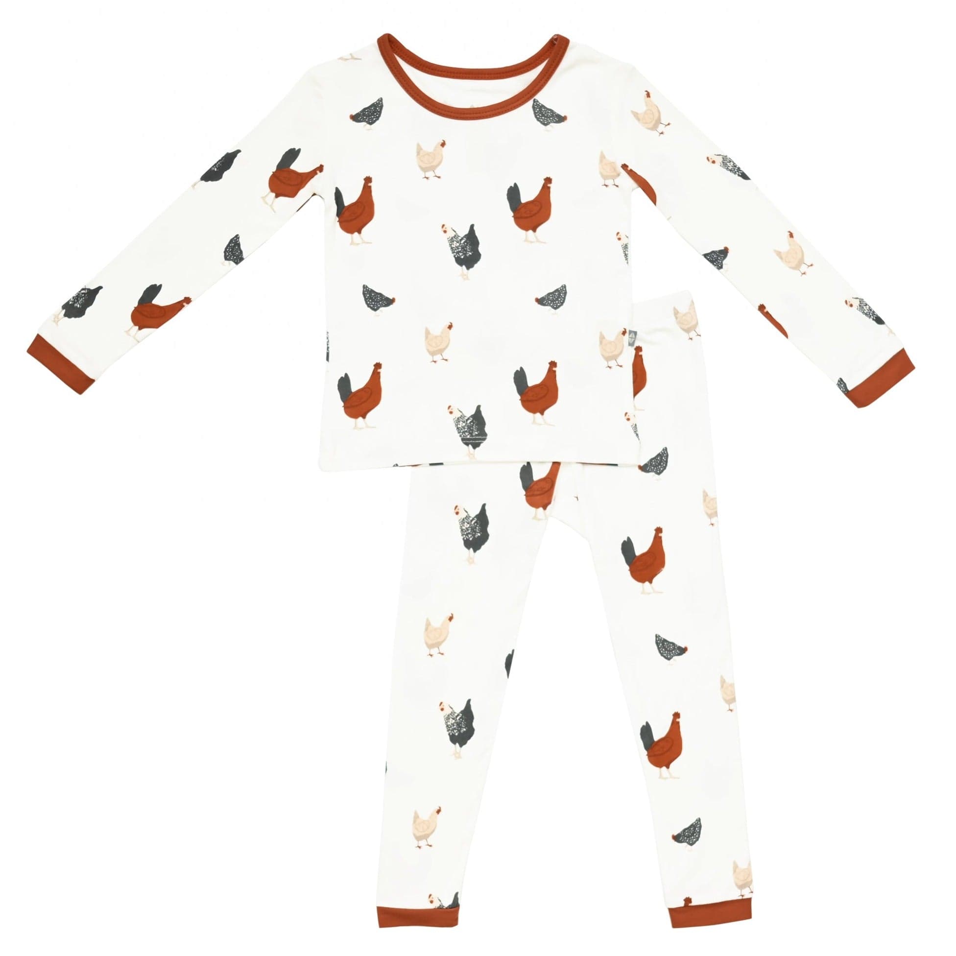 Kyte BABY Toddler Long Sleeve Pajamas Toddler Pajama Set in Chick