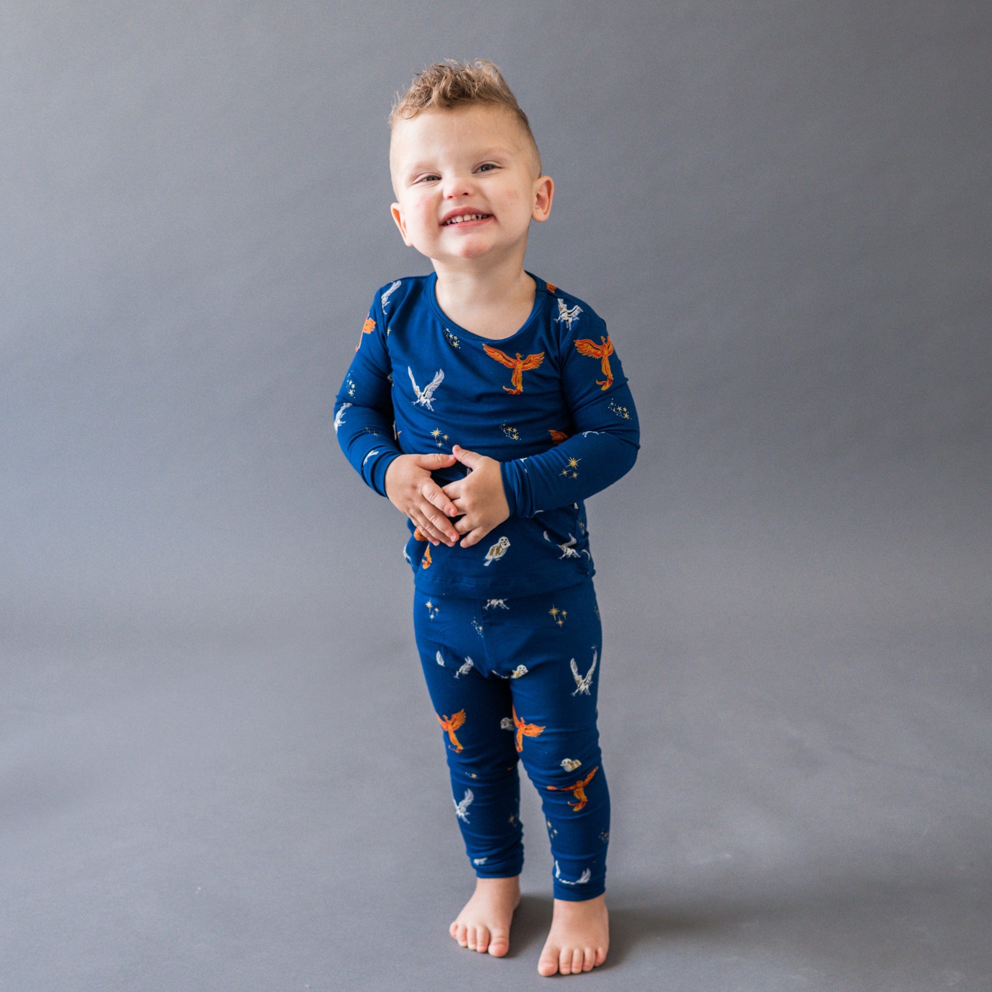 Kyte BABY Toddler Long Sleeve Pajamas Toddler Pajama Set in Flight