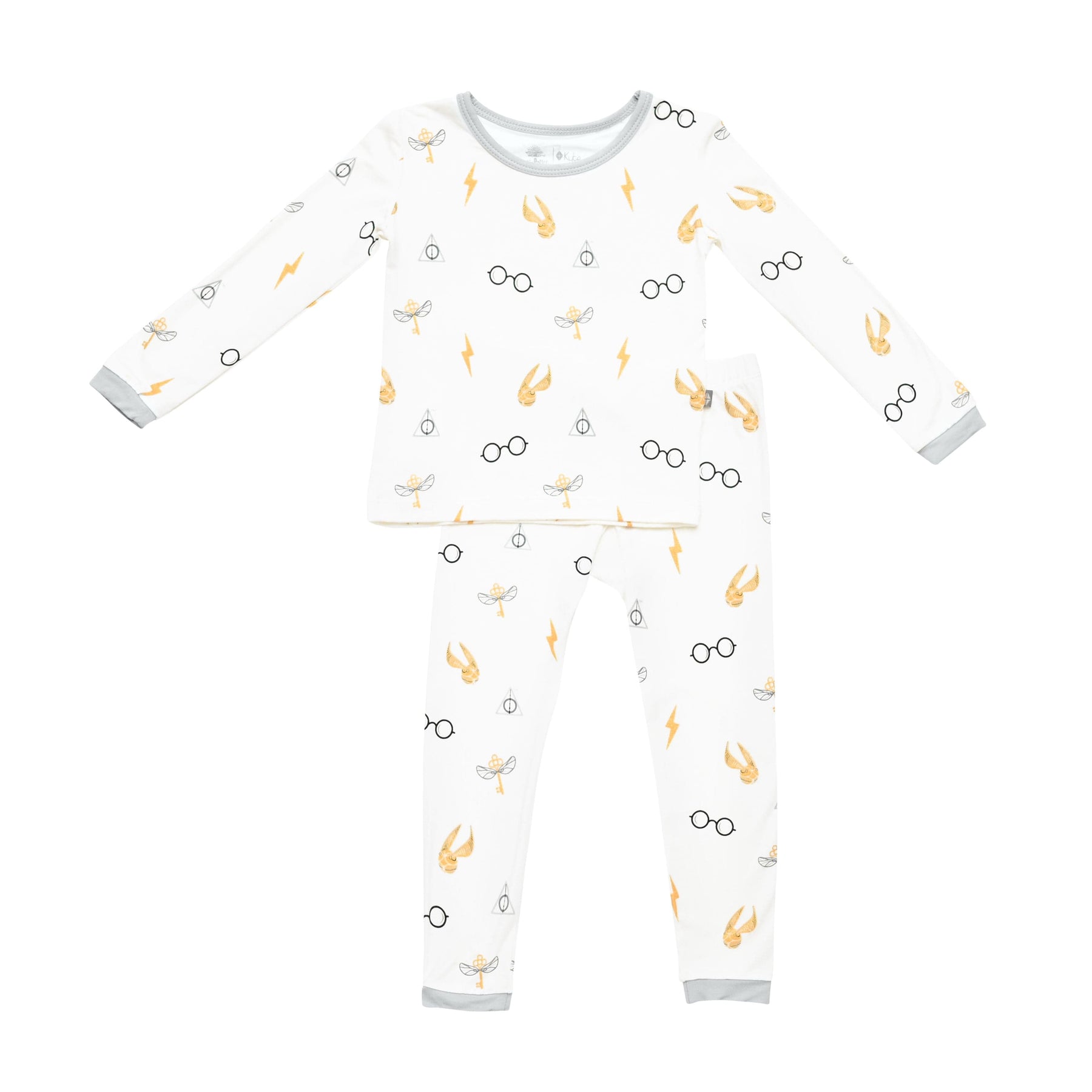 Kyte BABY Toddler Long Sleeve Pajamas Toddler Pajama Set in Icon