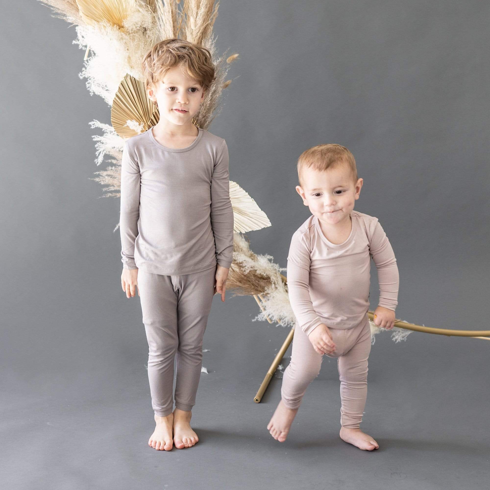 Kyte BABY Toddler Long Sleeve Pajamas Toddler Pajama Set in Mushroom