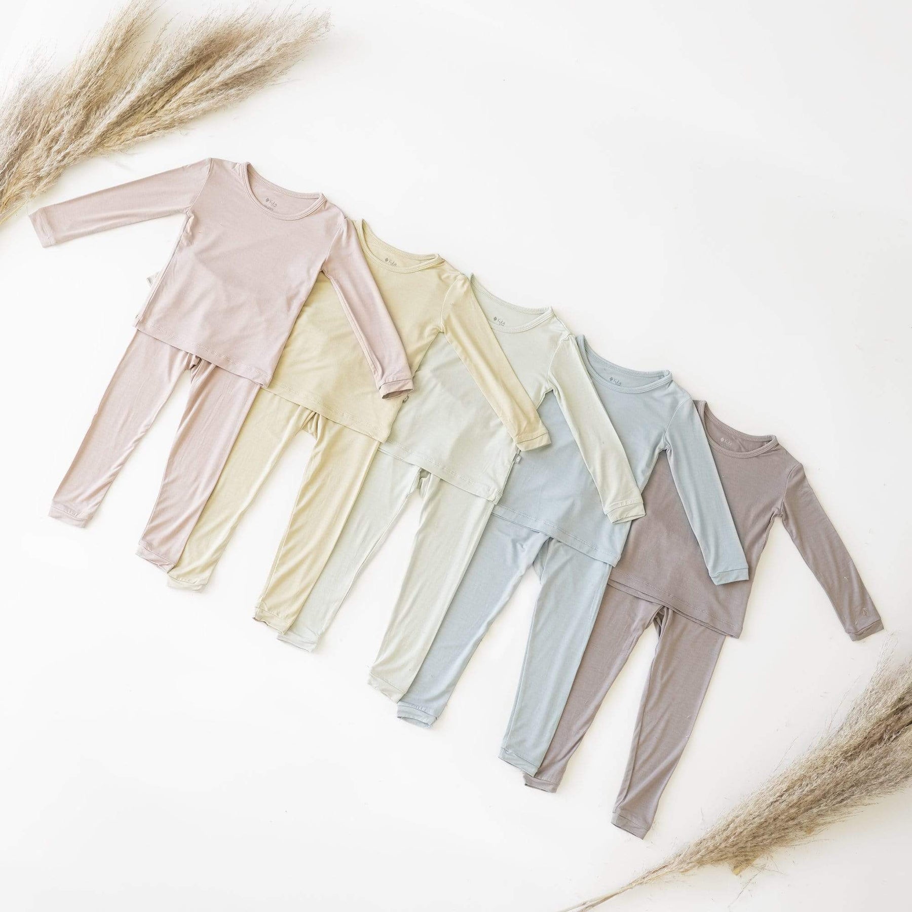 Kyte BABY Toddler Long Sleeve Pajamas Toddler Pajama Set in Mushroom