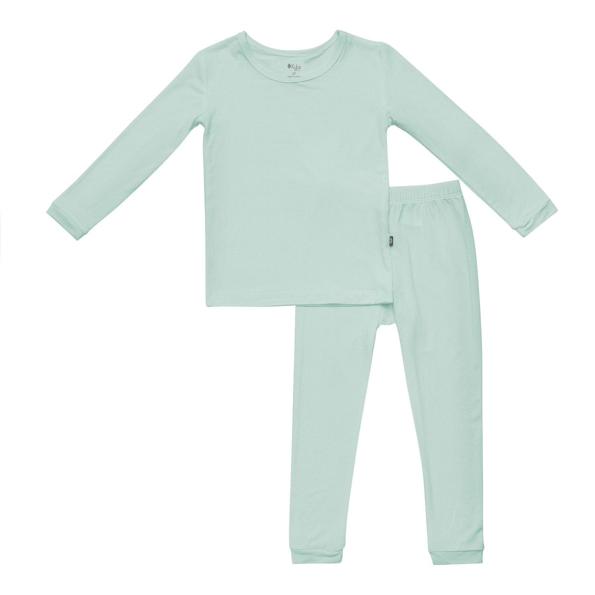 Kyte BABY Toddler Long Sleeve Pajamas Toddler Pajama Set in Sage