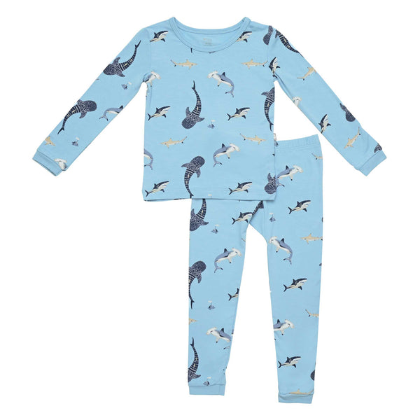 Pj Sets Shark Pajamas Boy Prestigez Boys Organic Cotton Piece
