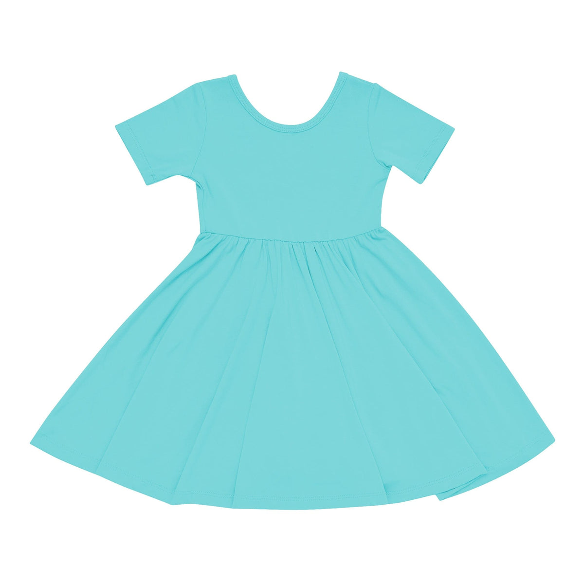 Kyte BABY Toddler Short Sleeve Twirl Dress Twirl Dress in Robin