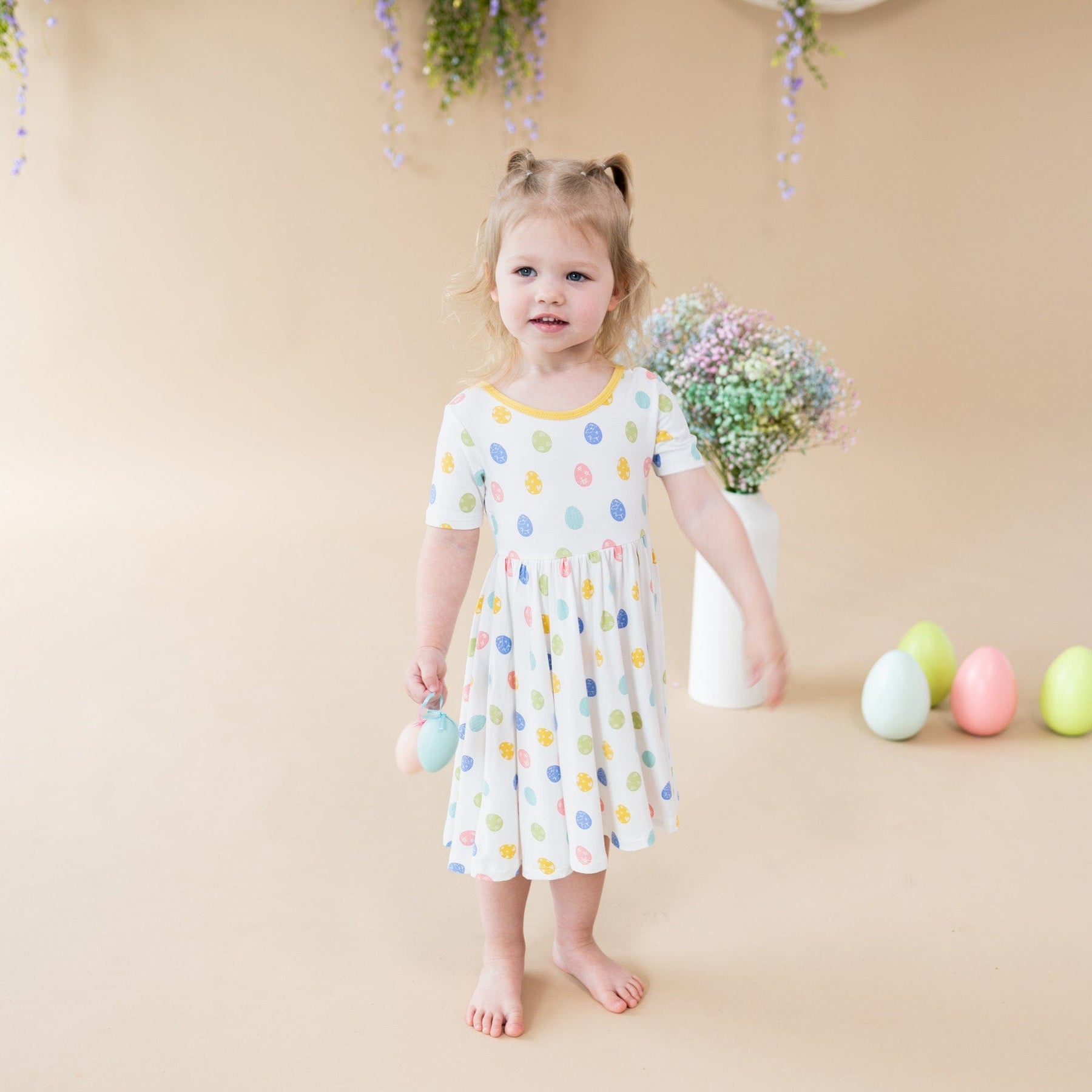 Twirl Dress in Spring Egg