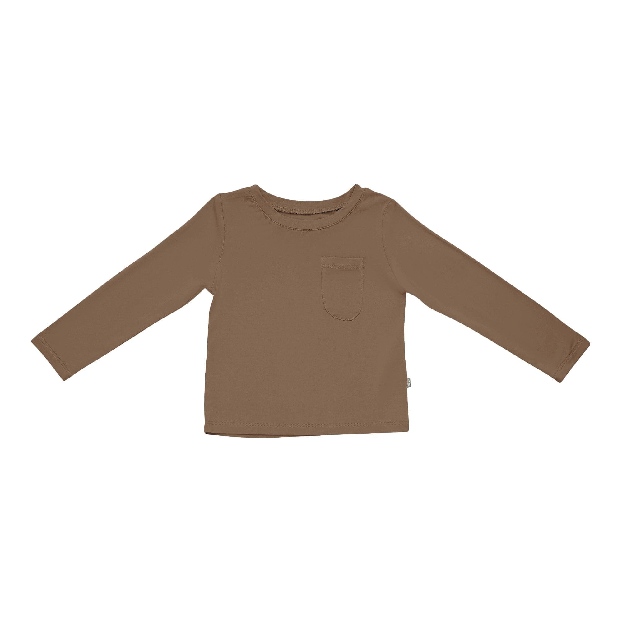 Kyte BABY Toddler Unisex Tee Long Sleeve Toddler Unisex Tee in Coffee