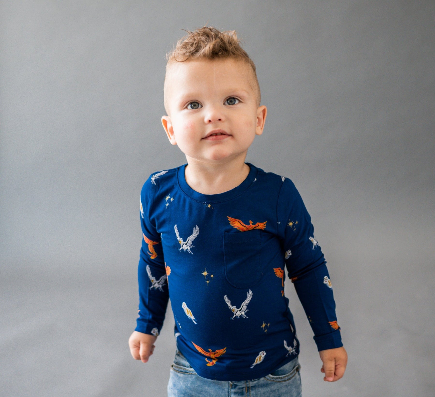 Kyte BABY Toddler Unisex Tee Long Sleeve Toddler Unisex Tee in Flight