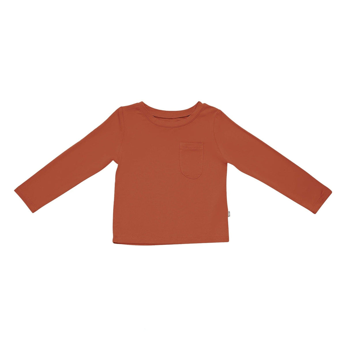 Kyte BABY Toddler Unisex Tee Long Sleeve Toddler Unisex Tee in Rust