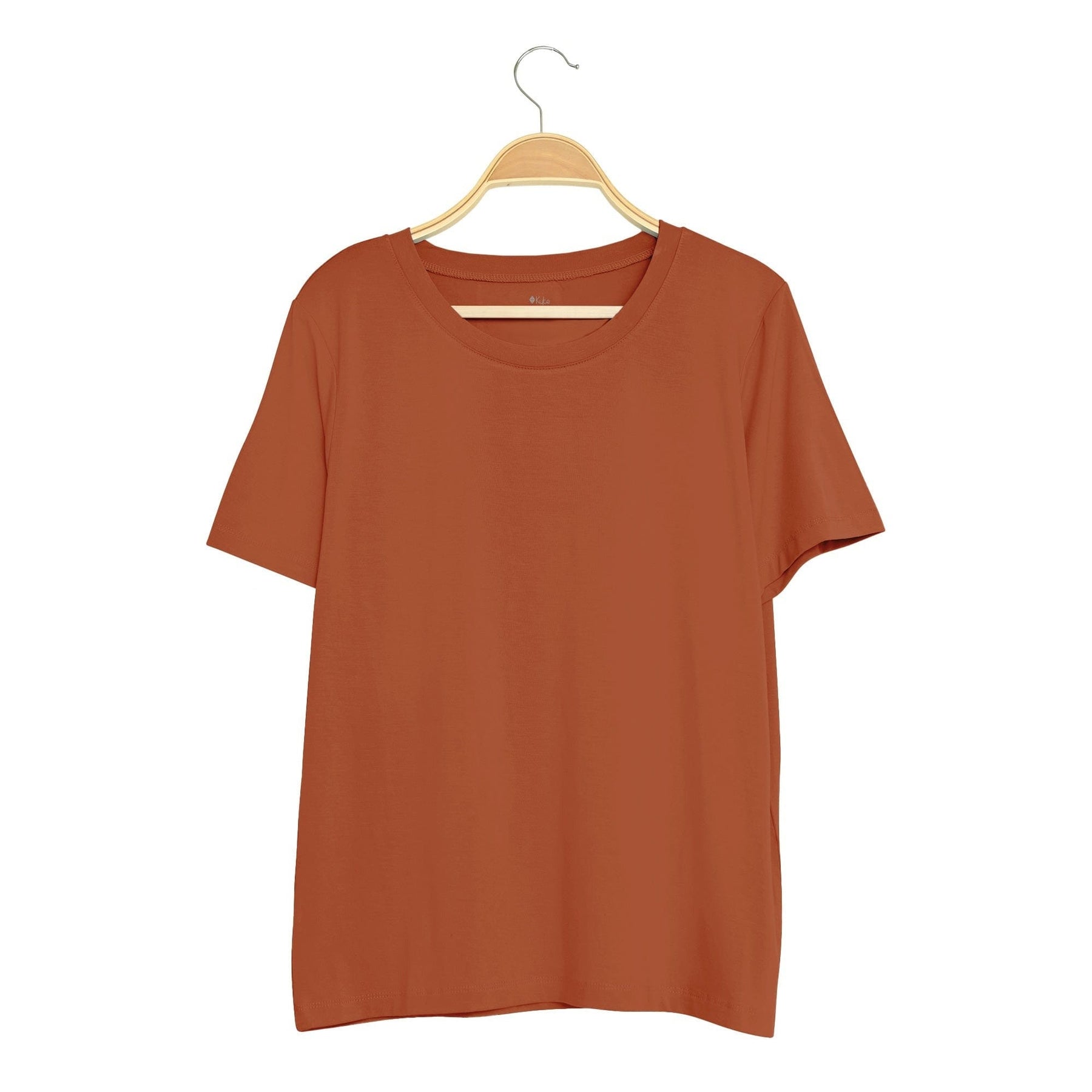 Kyte BABY Women's Crew Neck Tee Women's Crew Neck Tee in Rust