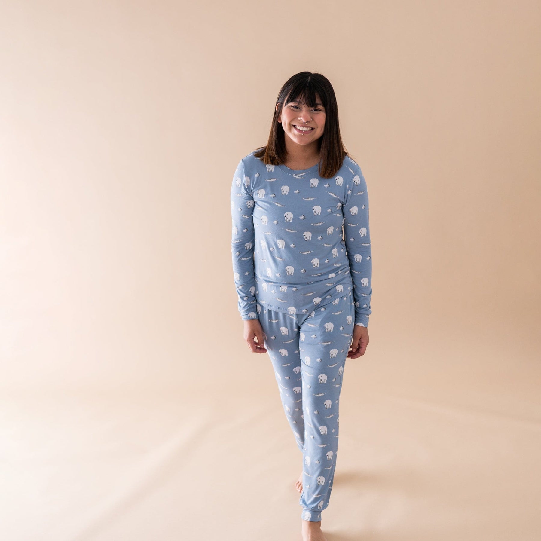 Kyte BABY Women's Jogger Pajama Set Women's Jogger Pajama Set in Arctic