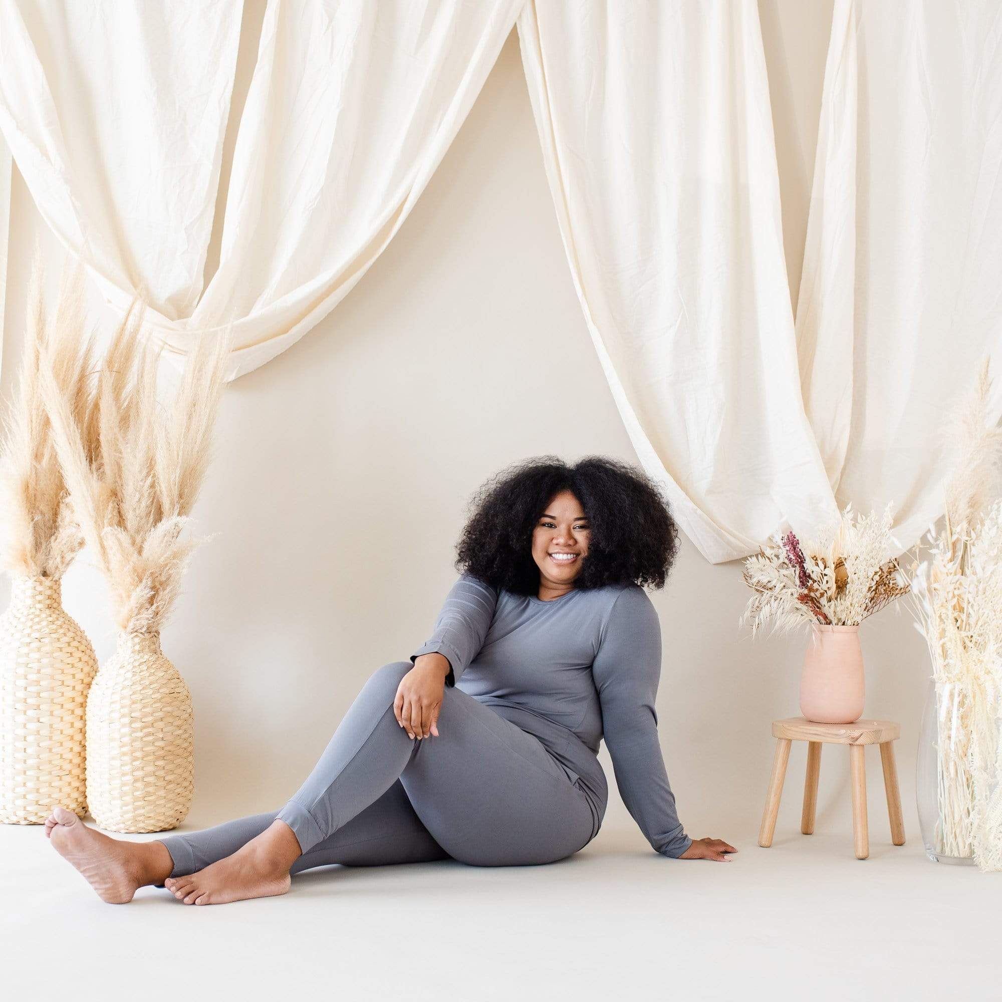 Kyte BABY Women's Jogger Pajama Set Women's Jogger Pajama Set in Charcoal