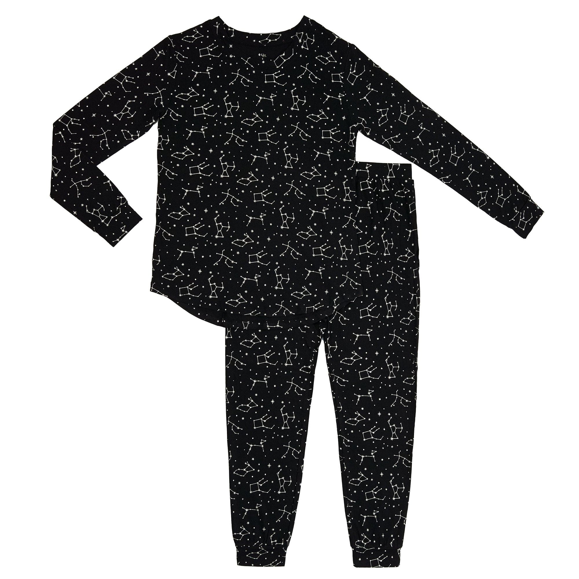 Women's Jogger Pajama Set in Midnight Constellation