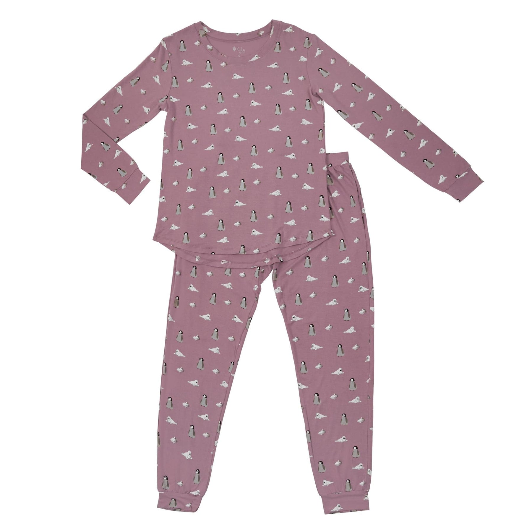 Kyte BABY Women's Jogger Pajama Set Women's Jogger Pajama Set in Mulberry Antarctic
