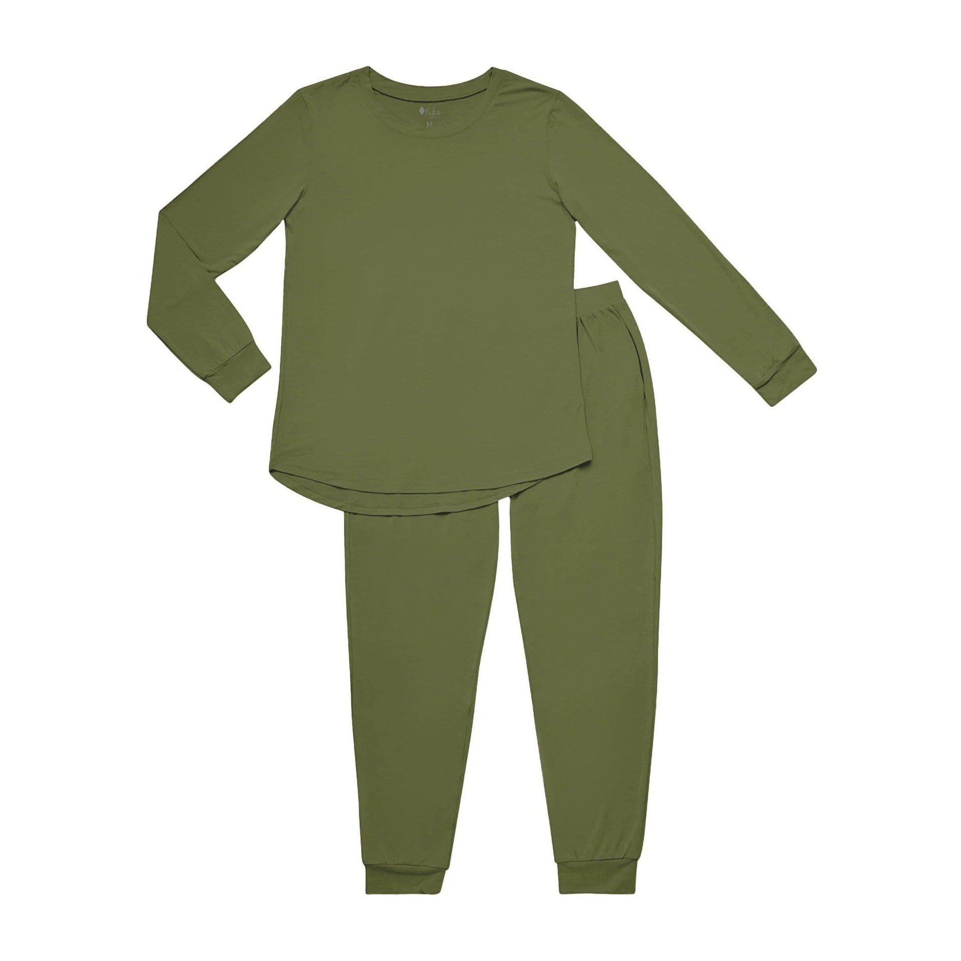 Kyte BABY Women's Jogger Pajama Set Women's Jogger Pajama Set in Olive