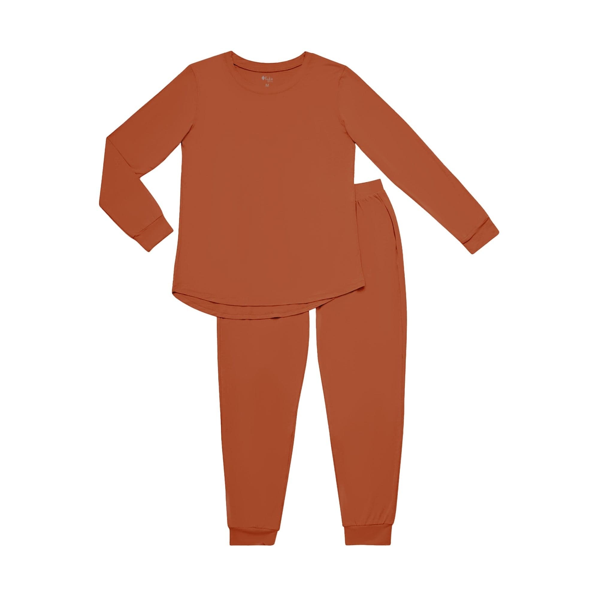 Kyte BABY Women's Jogger Pajama Set Women's Jogger Pajama Set in Rust