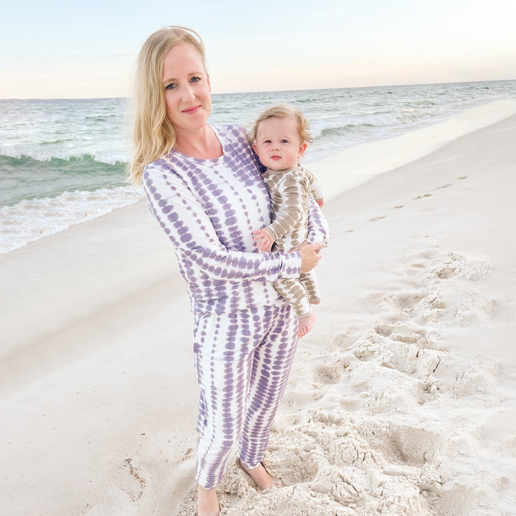 Kyte BABY Women's Jogger Pajama Set Women's Jogger Pajama Set in Taro Rip Tide