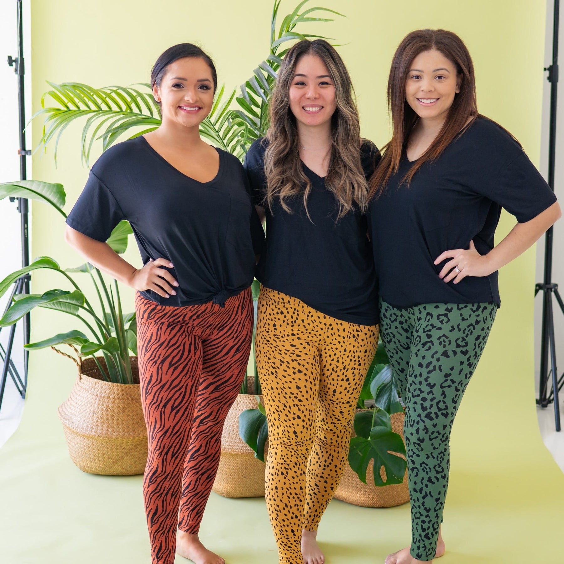 Kyte BABY Women's Leggings Women's Leggings in Hunter Leopard