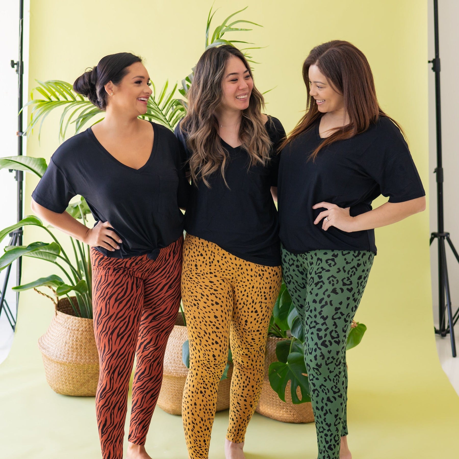 Kyte BABY Women's Leggings Women's Leggings in Marigold Cheetah