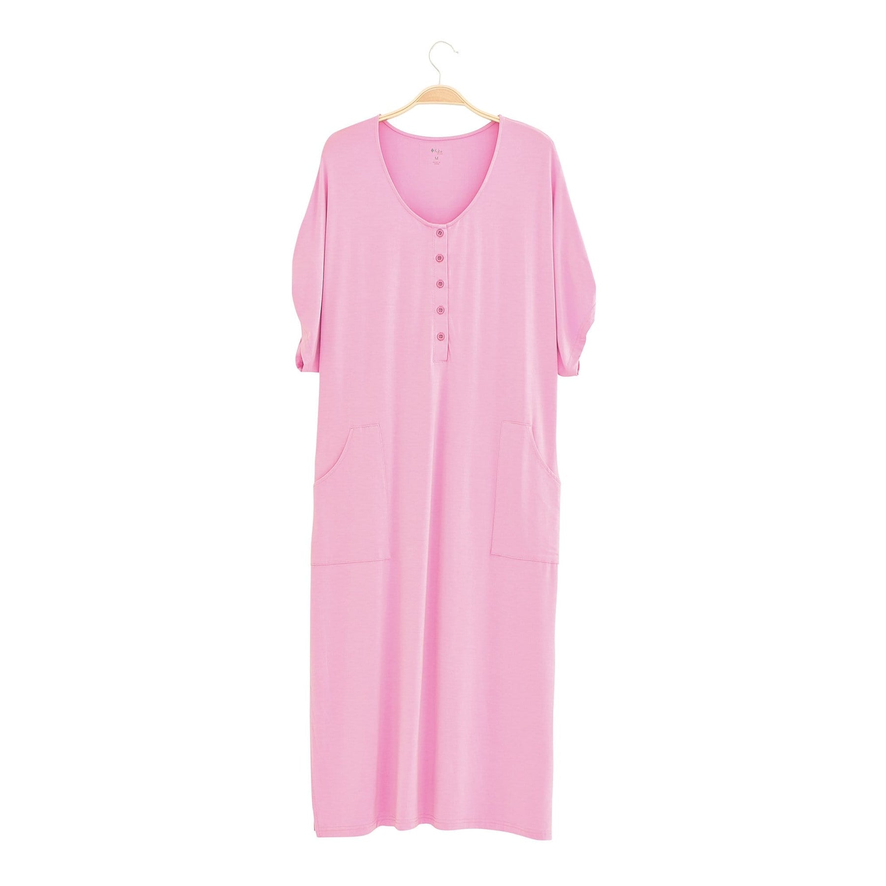 Kyte BABY Women's Lounge Dress Women’s Lounge Dress in Bubblegum