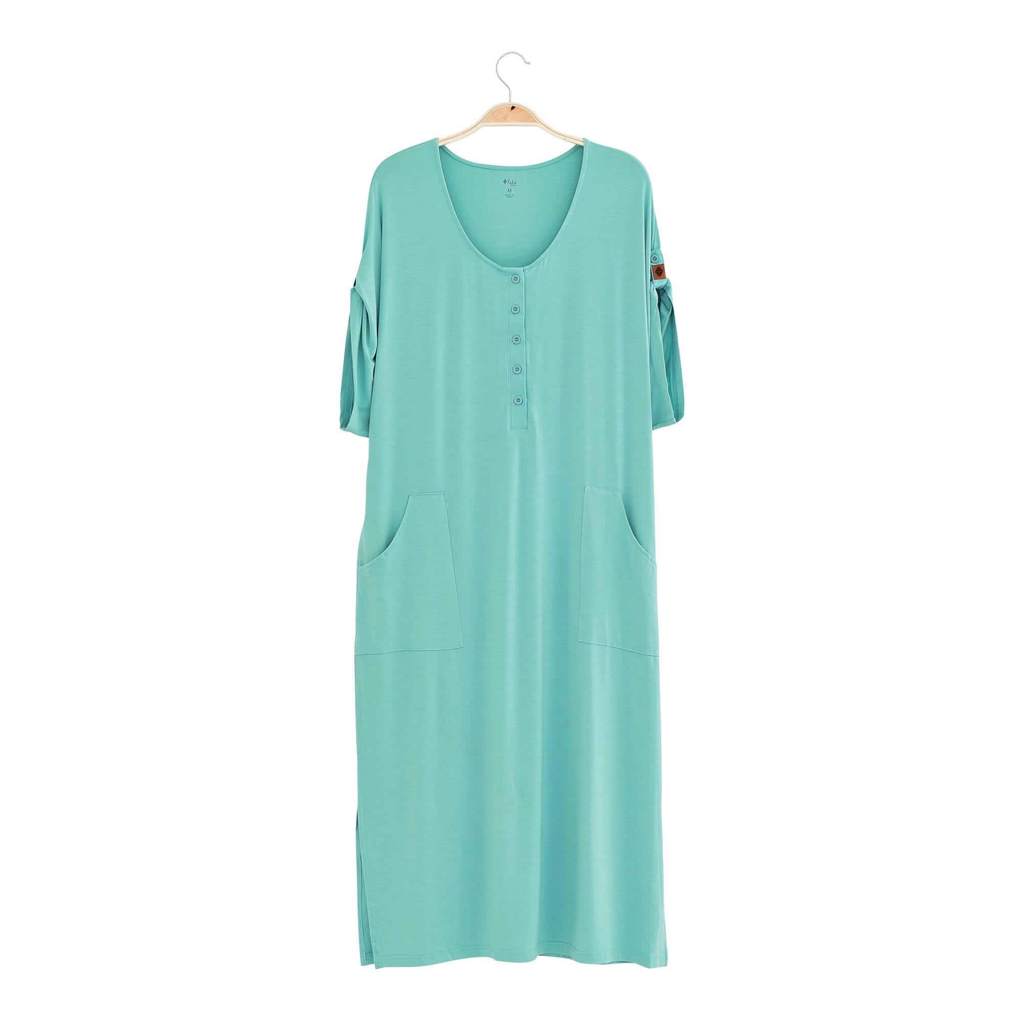 Kyte BABY Women's Lounge Dress Women’s Lounge Dress in Jade