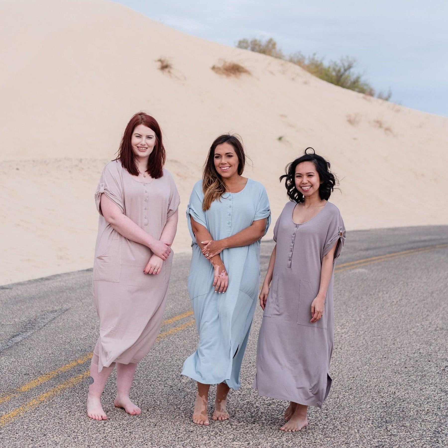 Kyte BABY Women's Lounge Dress Women’s Lounge Dress in Sunset