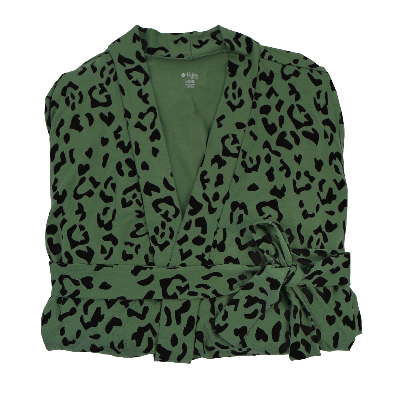 Kyte BABY Women's Lounge Robe Women’s Lounge Robe in Hunter Leopard