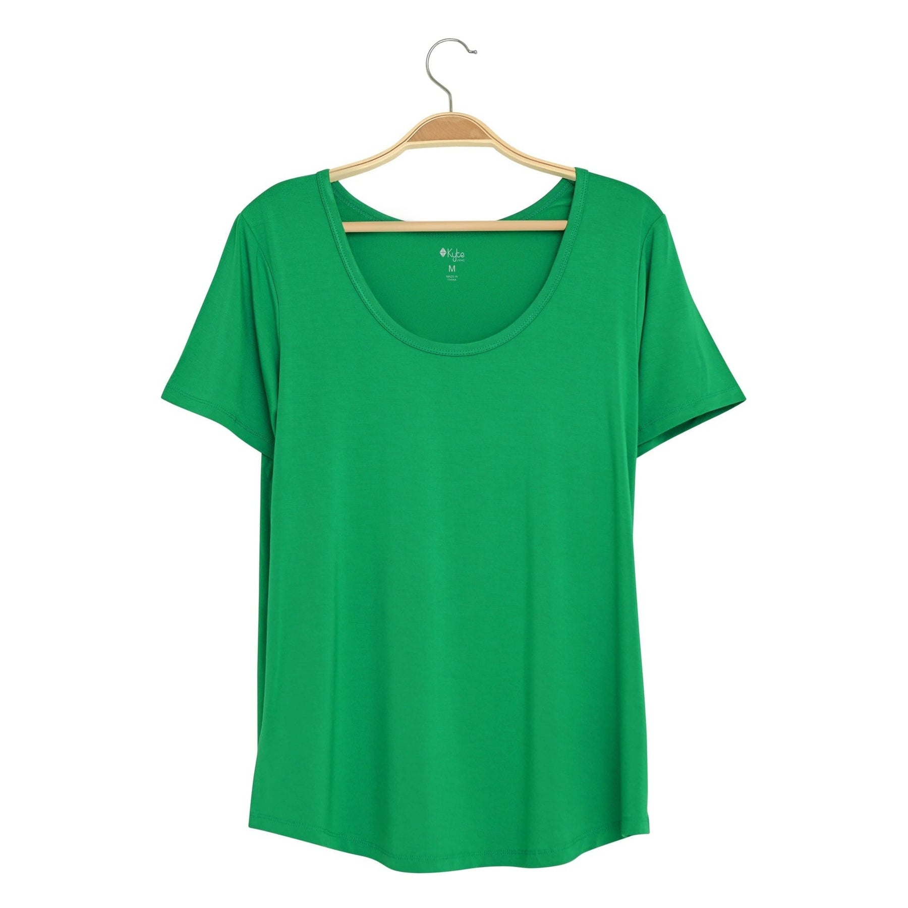 Kyte BABY Women's Scoop Neck Tee Women's Scoop Neck Tee in Fern