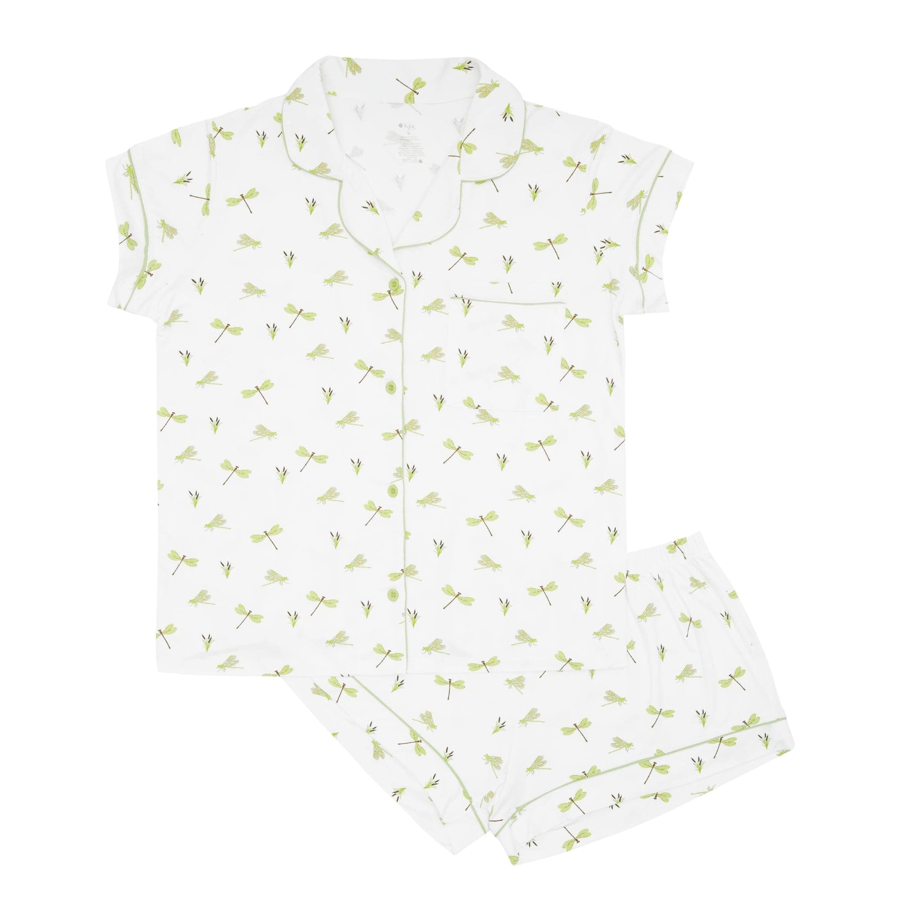 Kyte BABY Women’s Short Sleeve Pajama Set Women’s Short Sleeve Pajama Set in Dragonfly