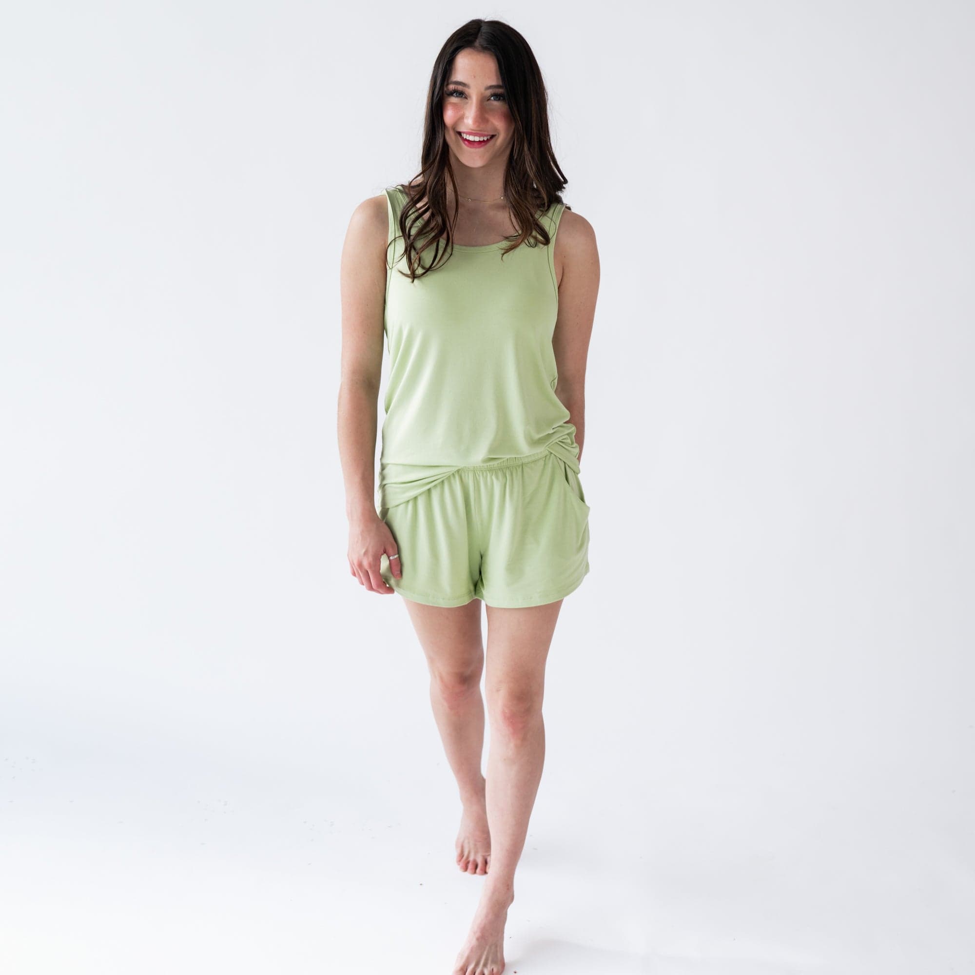 Kyte BABY Women’s Tank Set Women’s Tank Set in Pistachio